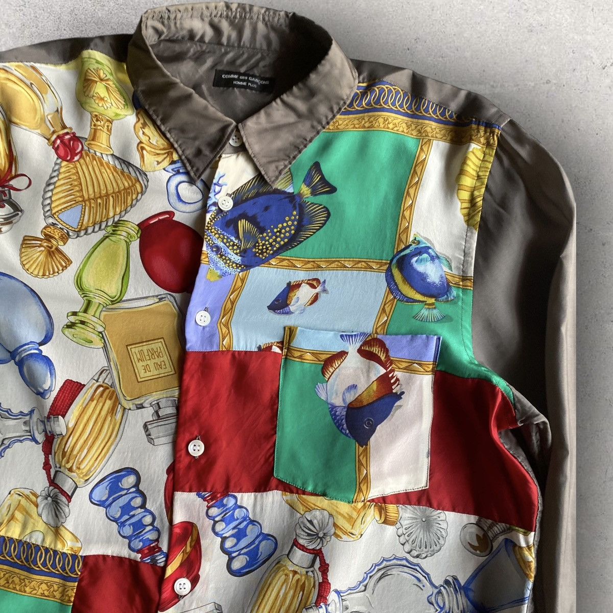 Comme des Garcons Vintage AW99 Parfum And Sea Rayon Shirt Size US M / EU 48-50 / 2 - 1 Thumbnail