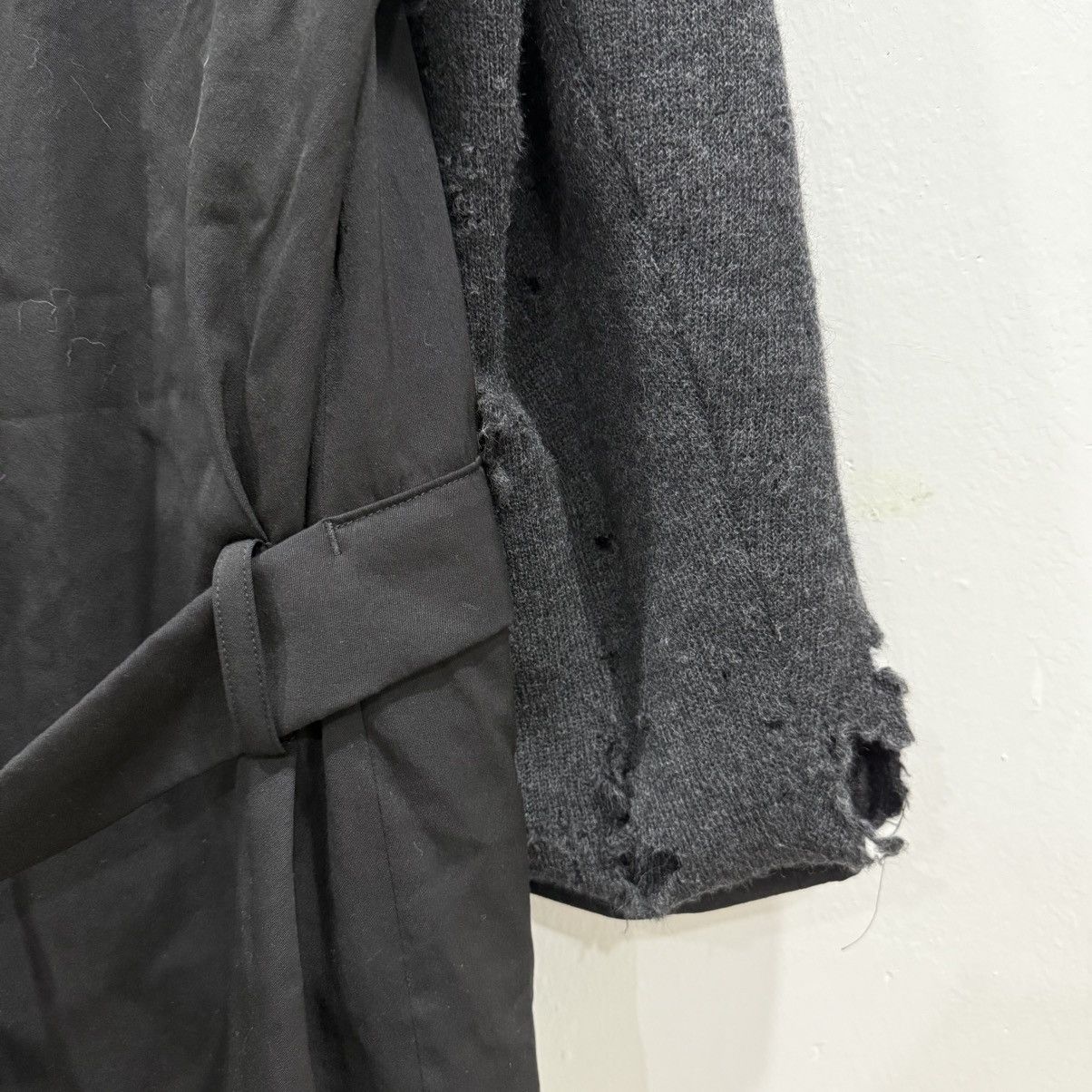 Vintage Yohji Yamamoto Double Breasted Wool Coat Size 38R - 6 Thumbnail