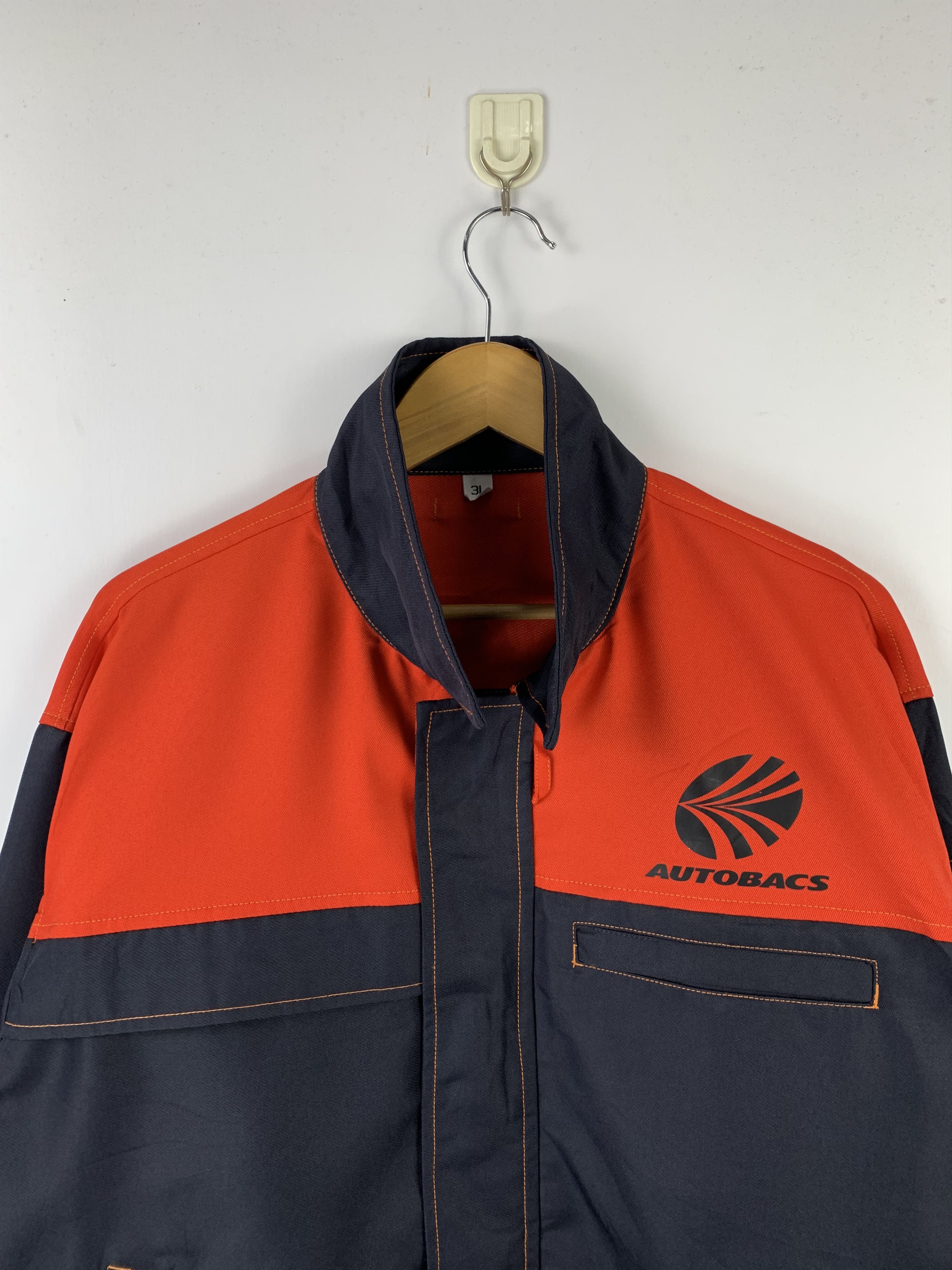 Japanese Brand Vintage Autobacs Workers Jacket J1564 Size US XL / EU 56 / 4 - 2 Thumbnail