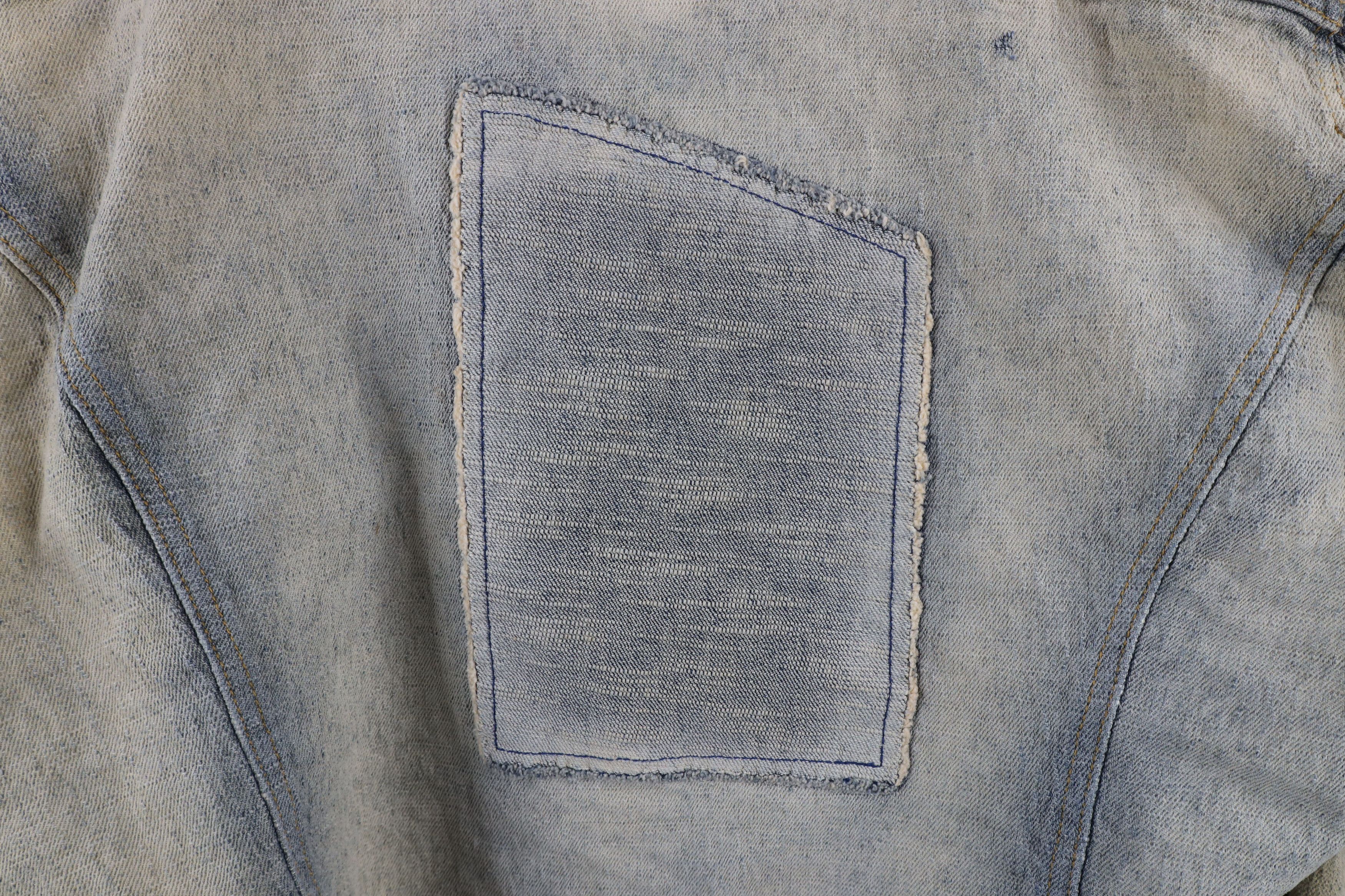 Fubu × Vintage Vintage FUBU Spell Out Stretch Denim Jean Trucker Jacket Size XL / US 12-14 / IT 48-50 - 18 Thumbnail