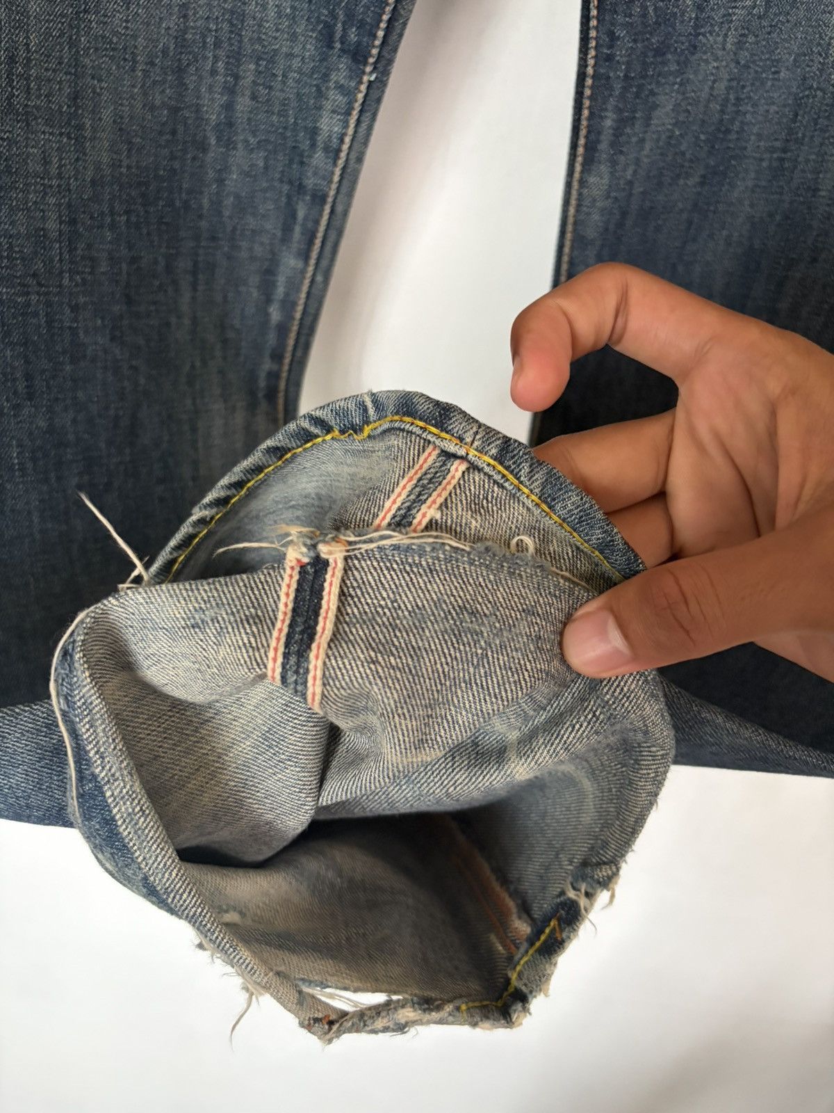 Evisu evisu no2 2001 daicock flame re-paint selvedge Size US 32 / EU 48 - 6 Thumbnail