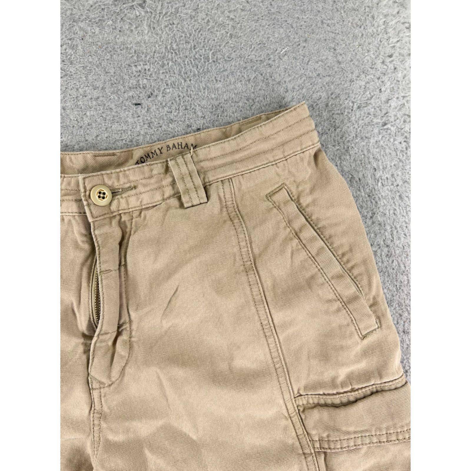 Tommy Bahama Tommy Bahama Shorts Men 30 Beige Tencel Cotton Blend Cargo Beach Resort Vacation Size US 30 / EU 46 - 5 Thumbnail