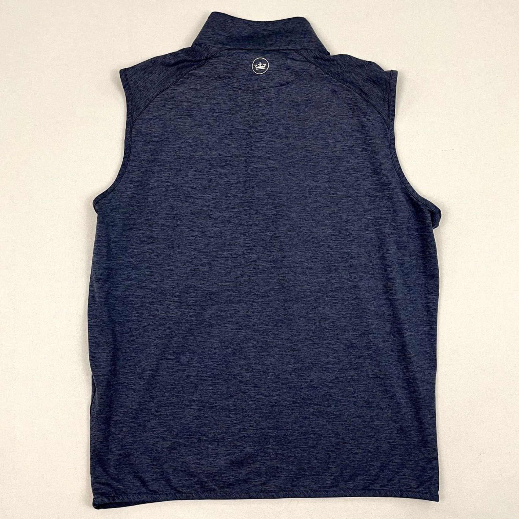 Peter Millar Peter Millar Crown Crafted Vest Mens M Blue Talbot Country Club Golf Quarter Zip Vest Size US M / EU 48-50 / 2 - 4 Thumbnail