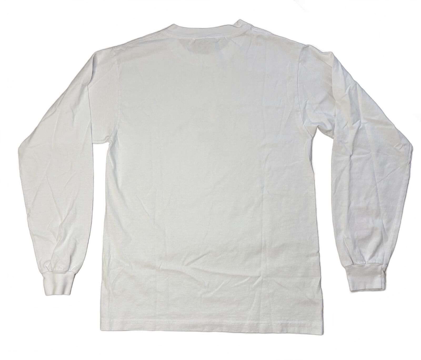 Unknown London Real Bad Man White Long Sleeve Shirt Mens Small Streetwear Size US S / EU 44-46 / 1 - 2 Thumbnail