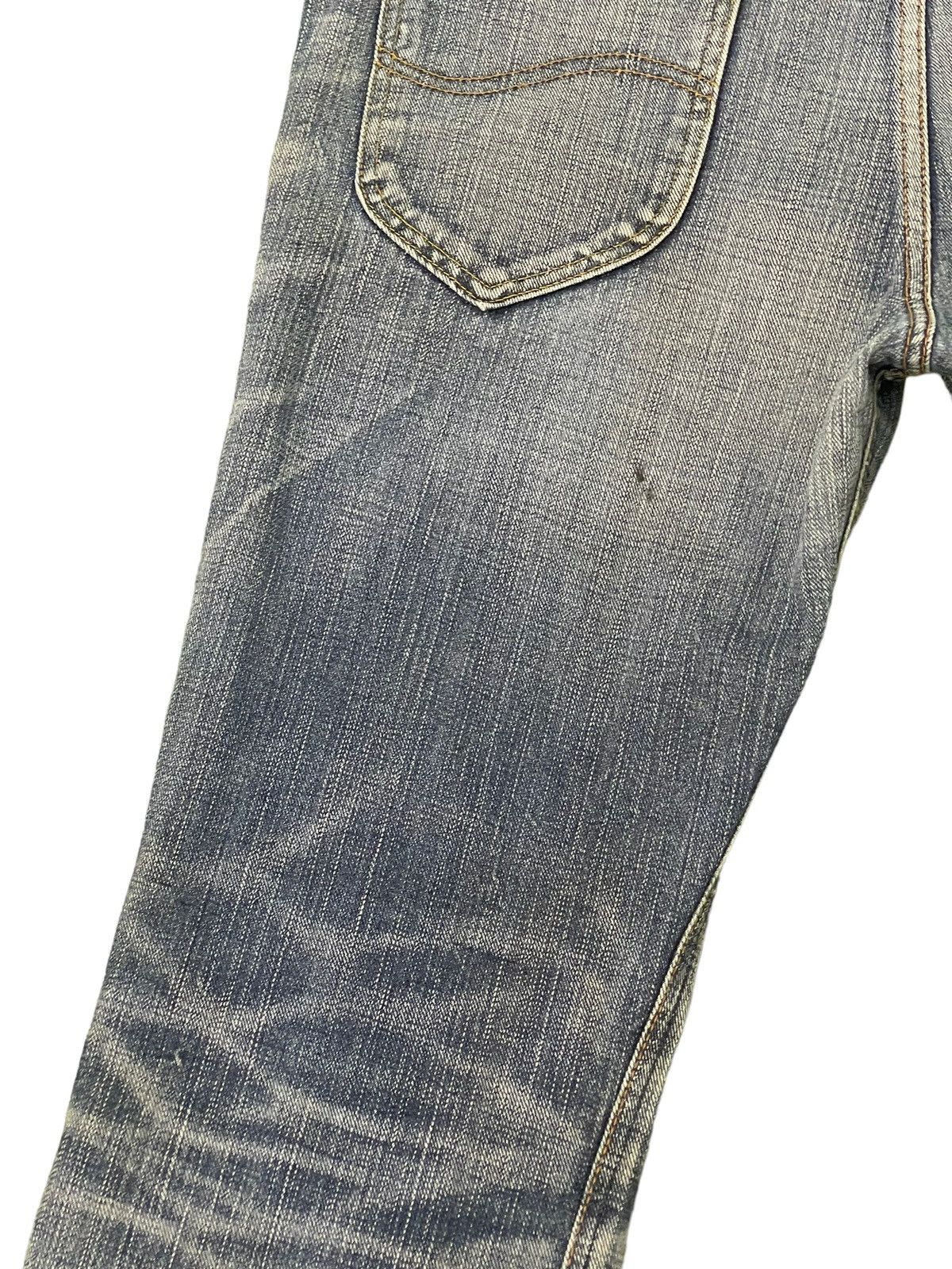Hysteric Glamour × Japanese Brand Flare Jeans Lee Japan Faded Distress Boot Cut 8🟦2 Size US 35 - 20 Thumbnail