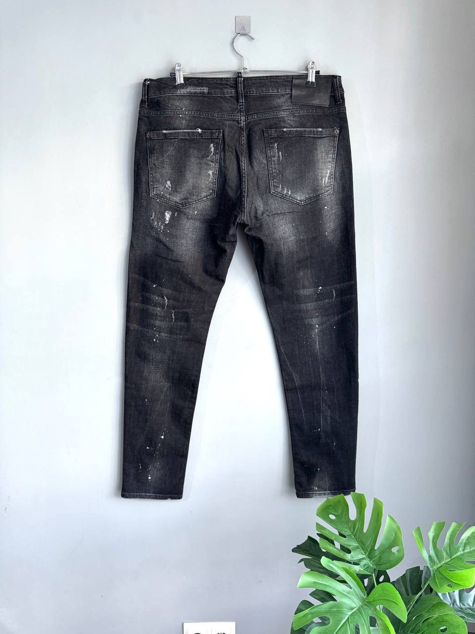 Dsquared2 Dsquared2 Black Distressed Men's Slim Jeans Size 56 W36 L32 Size US 36 / EU 52 - 10 Thumbnail
