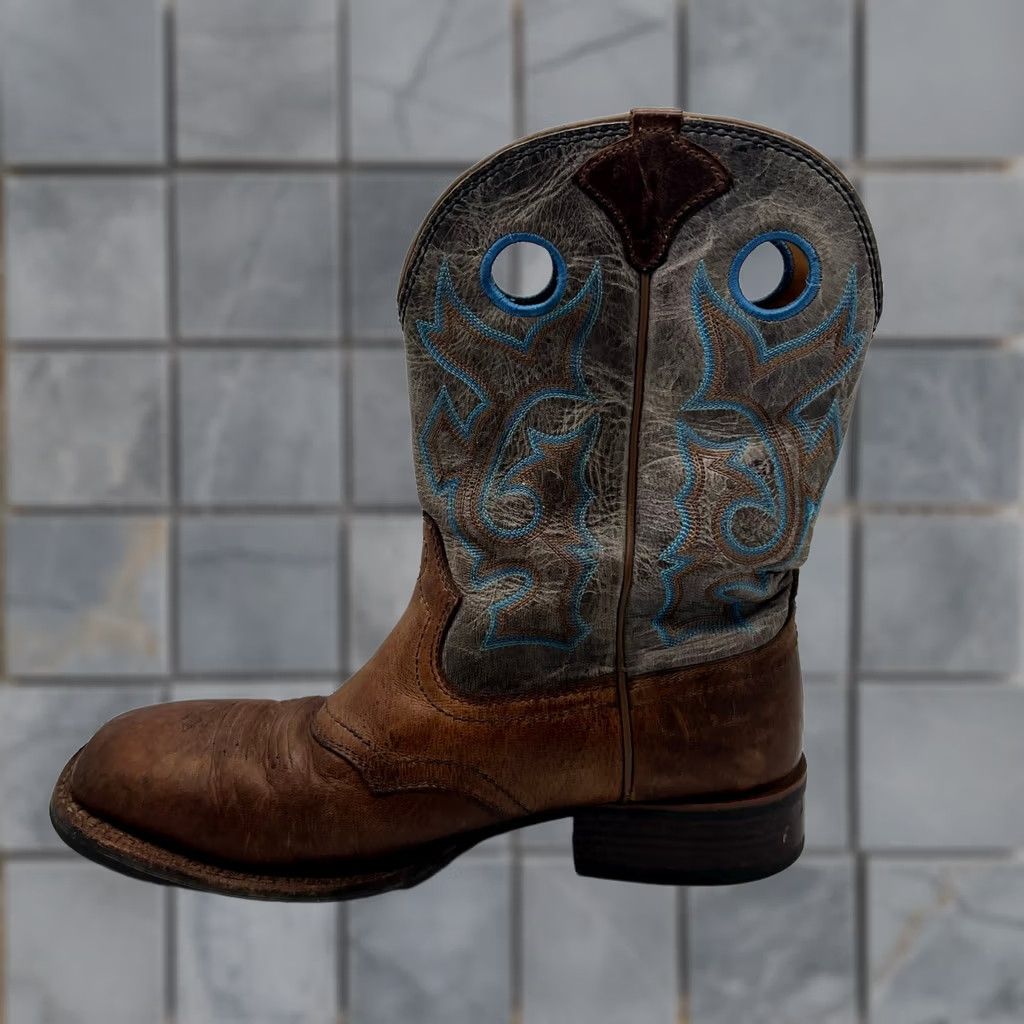 Cody James Cody James Boots Mens 11D Cowboy Square Toe Style EB11-3A Leather Upper Brown Leather Western Mens 11D EB11-3A Boots Cody James Size US 12 / EU 45 - 1 Thumbnail