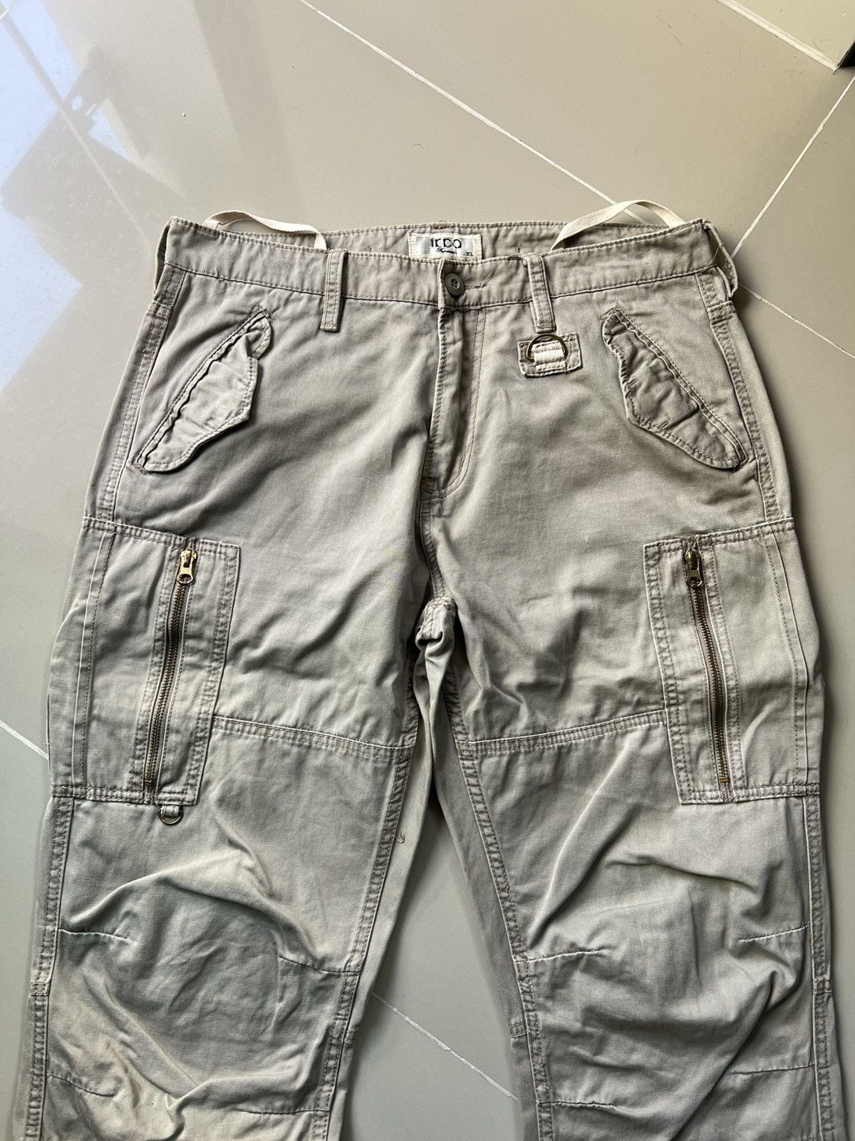 Japanese Brand Icca Japanese Brand Distressed Pants Size US 34 / EU 50 - 2 Thumbnail