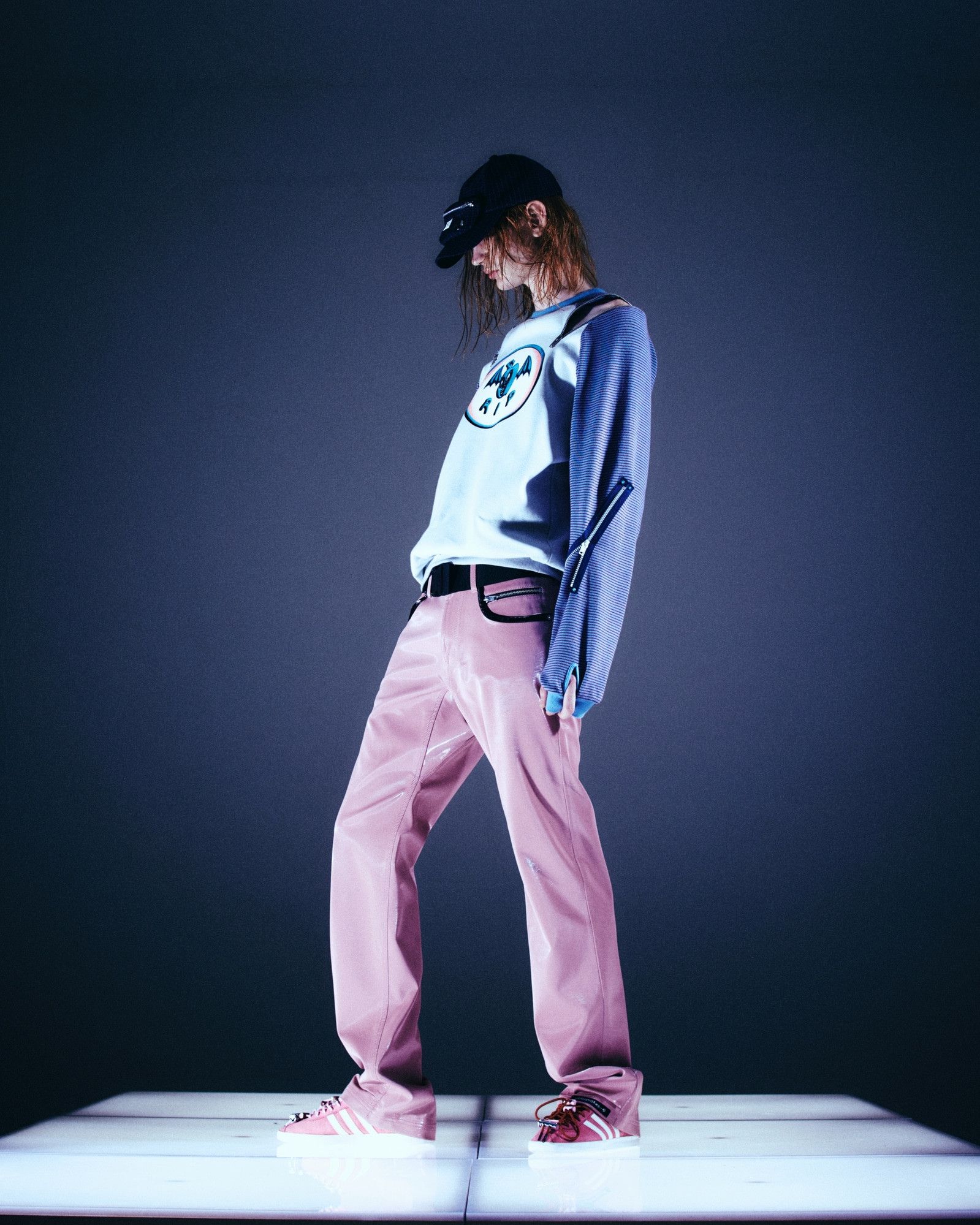 99%IS- R.I.P Cut Out Zipper Sweatshirt / Glow In The Dark Size US L / EU 52-54 / 3 - 8 Thumbnail