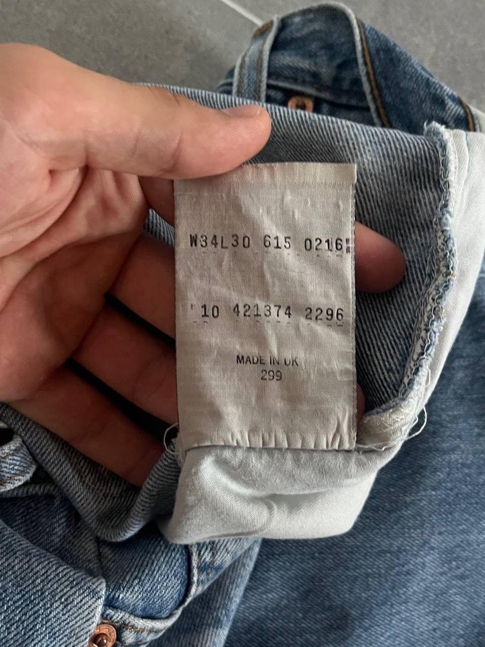 Levi's Vintage Clothing Levis Vintage Destroyed Blue Jeans Size US 32 / EU 48 - 8 Thumbnail