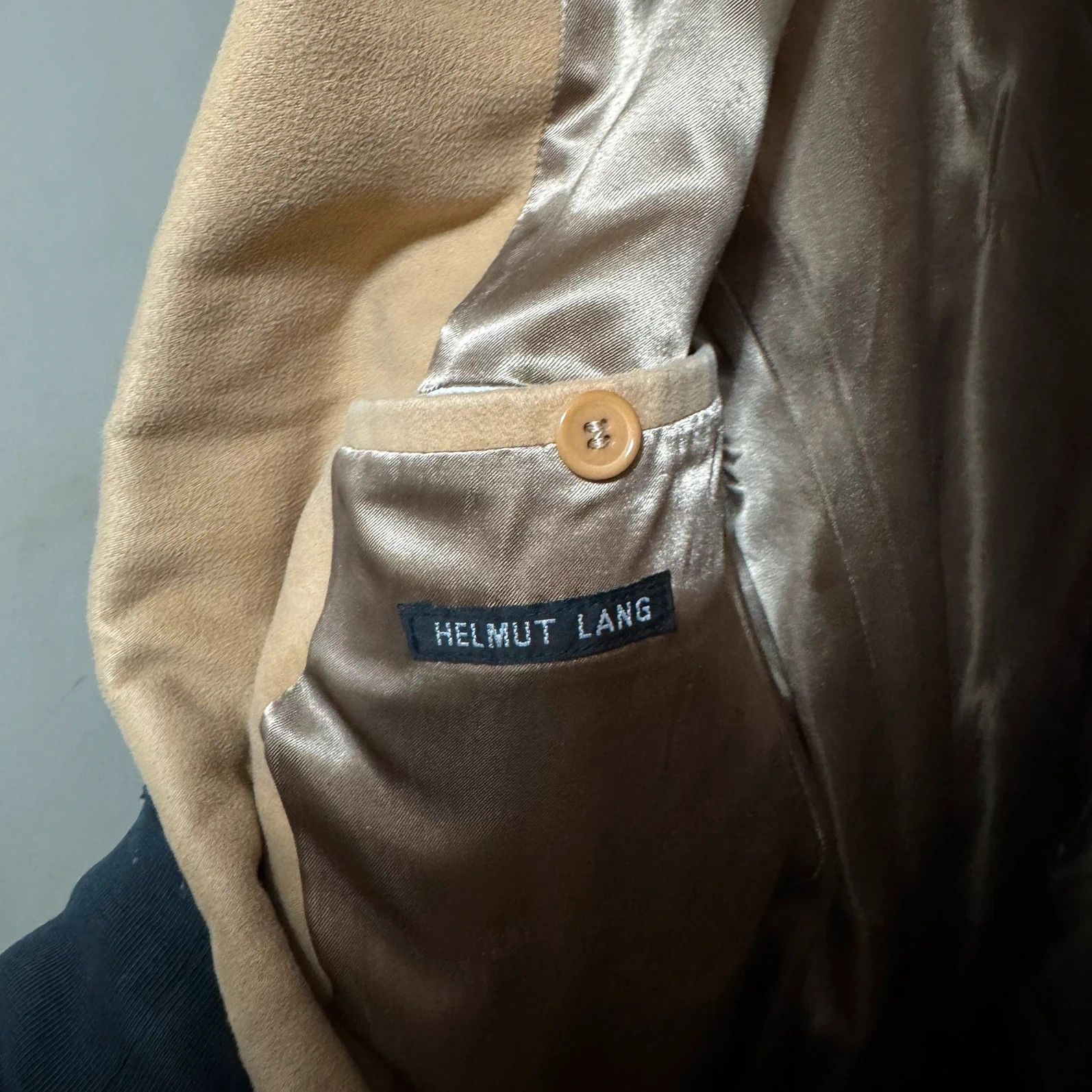 Helmut Lang 90s Helmut Lang heavy moleskin cotton chesterfield coat Size US XL / EU 56 / 4 - 6 Thumbnail