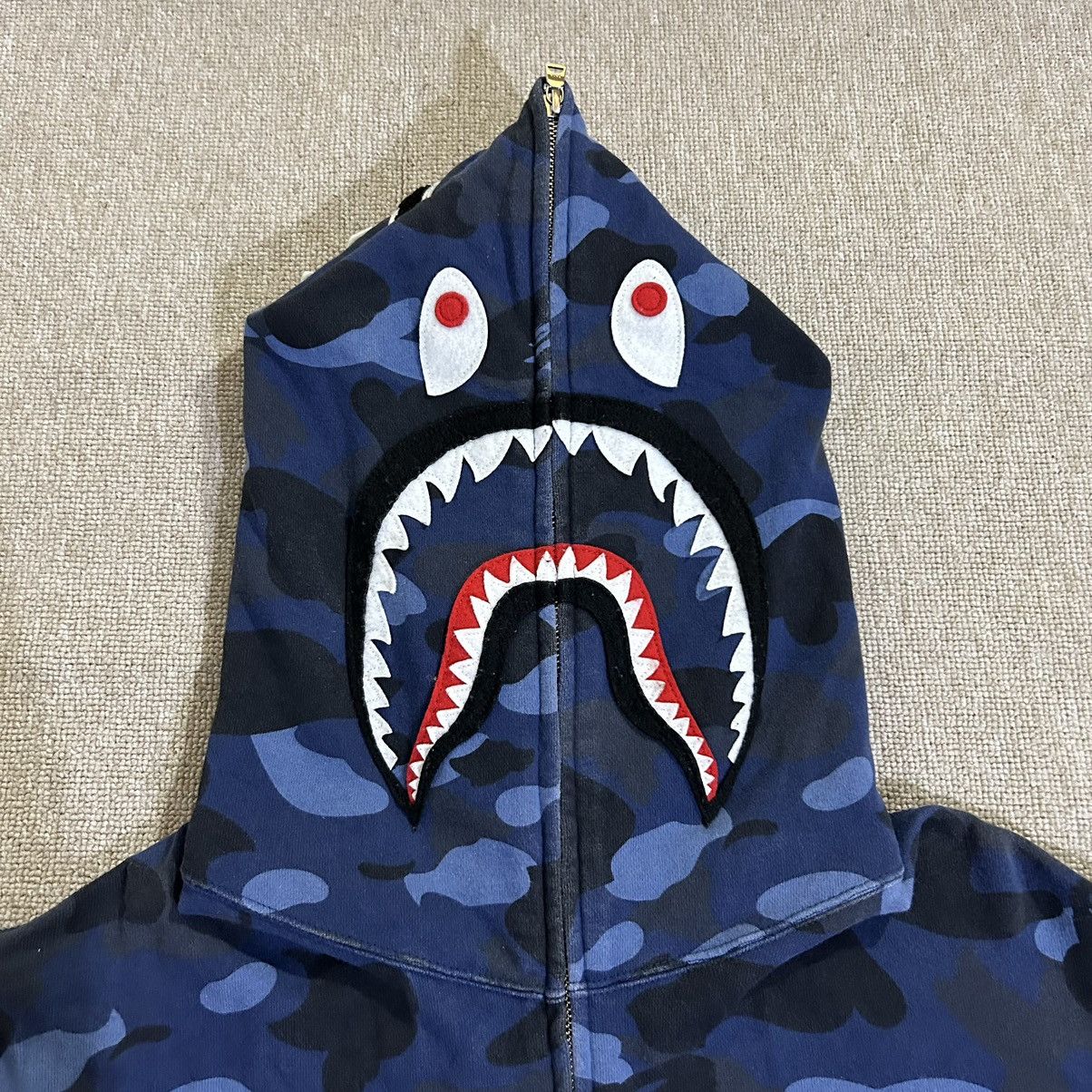 Bape Color Camo Shark Full Zip Hoodie Size US XXL / EU 58 / 5 - 3 Thumbnail