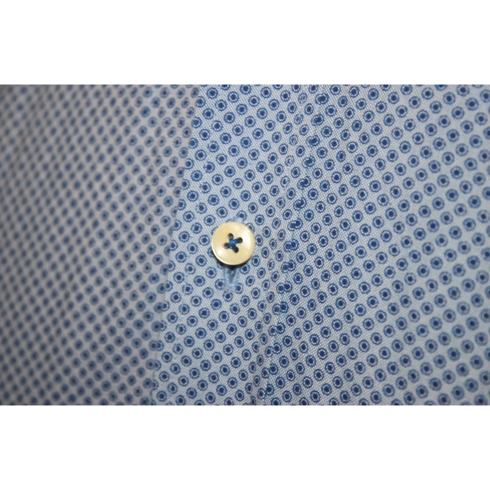 Vintage Stenstroms Slimline Shirt Blue mens Size 39 15 1/2 Size US L / EU 52-54 / 3 - 3 Thumbnail