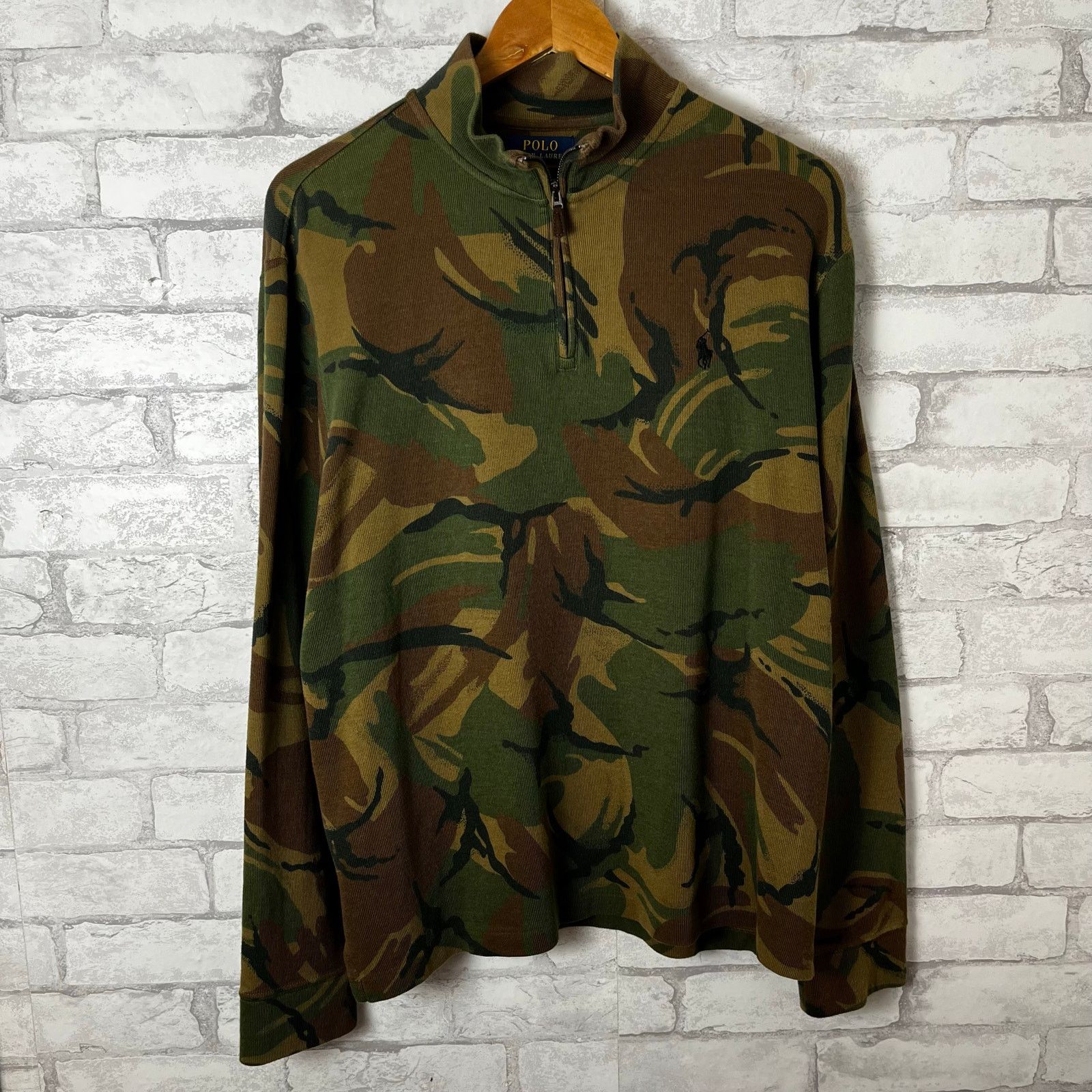 Polo Ralph Lauren Polo Ralph Lauren Camo Quarter-Zip Jacket Size US M / EU 48-50 / 2 - 1 Thumbnail