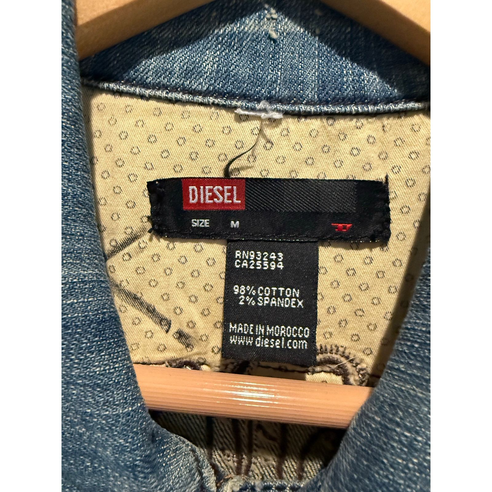 Diesel Diesel Embroidered Denim Jacket Western Streetwear Art Y2K M Size US M / EU 48-50 / 2 - 3 Thumbnail