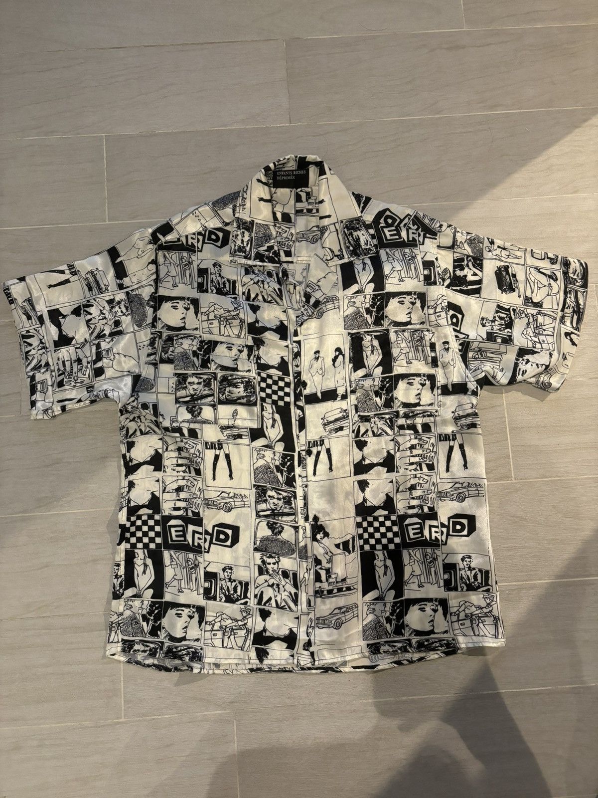 Enfants Riches Deprimes enfants riches deprimes 19aw silk shirt Size US M / EU 48-50 / 2 - 2 Thumbnail