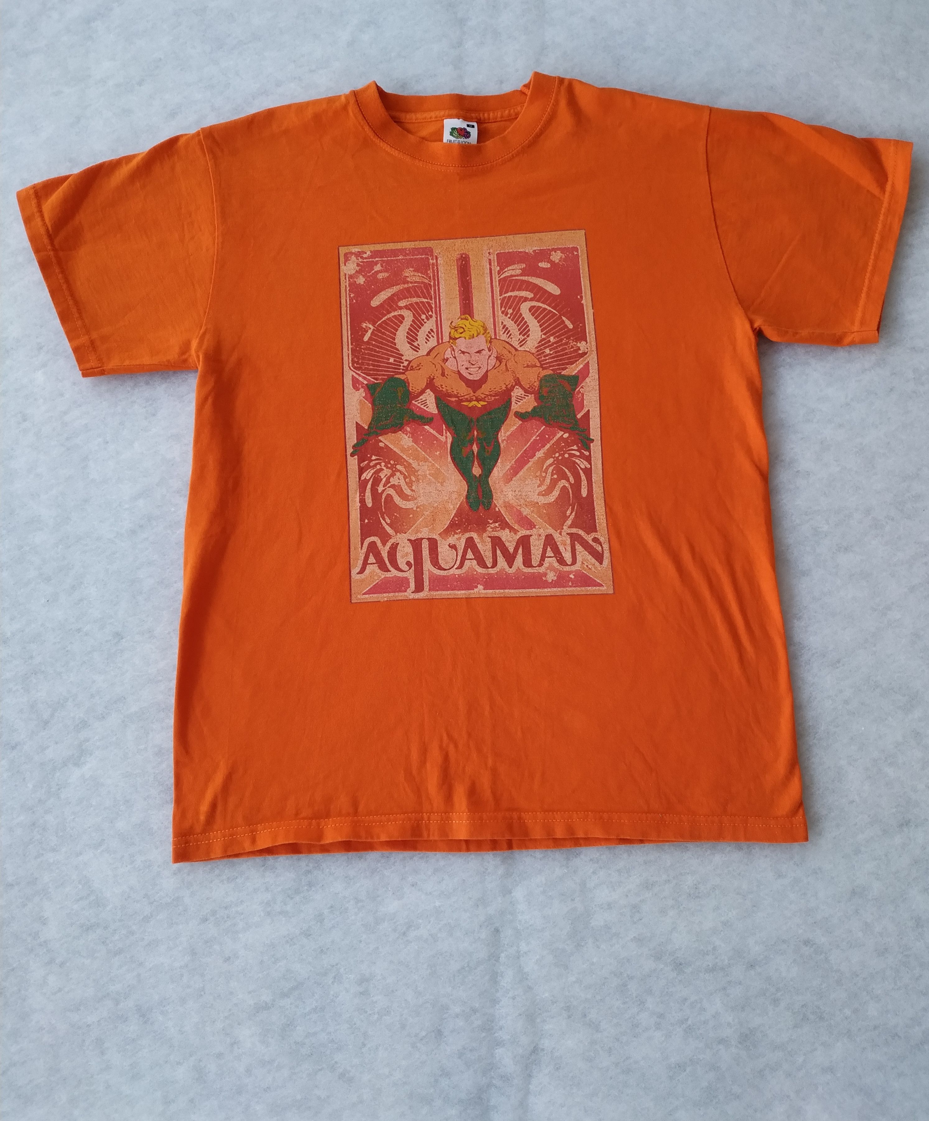 DC Comics × Fruit Of The Loom × Vintage Sheldon's Cooper Aquaman t-shirt DC Comics Big Bang Theory Size US M / EU 48-50 / 2 - 3 Thumbnail