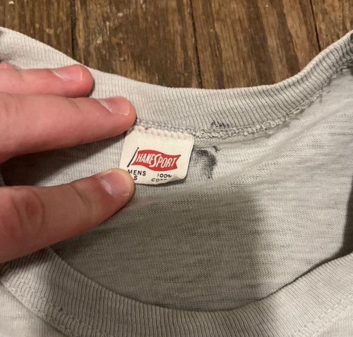 Hanes 1950s Hanes PE Shirt Size US S / EU 44-46 / 1 - 2 Thumbnail