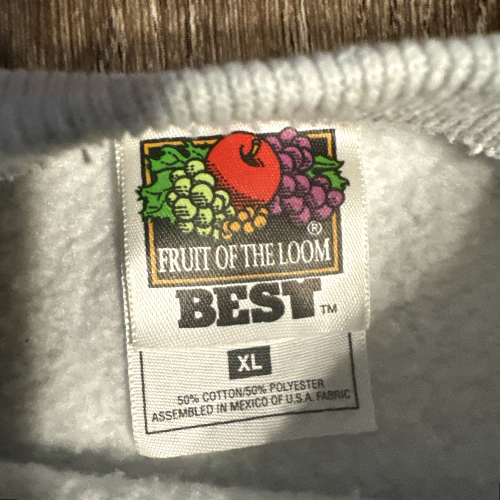 Fruit Of The Loom VINTAGE Reindeer Run Ocala Florida Christmas 5k Crewneck Sweatshirt XL Gray Mens/Womens (Unisex Adults) Pullover Fruit of the Loom Size US XL / EU 56 / 4 - 5 Thumbnail