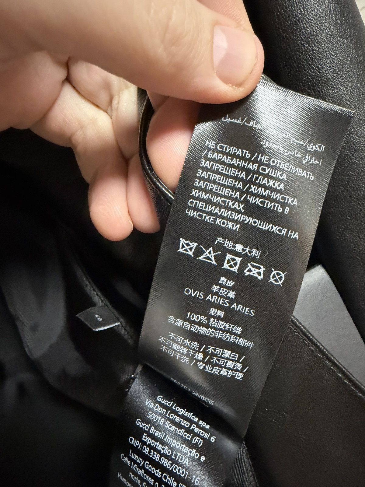 Gucci DEMNA - SS26 La Famiglia Soft Nappa Leather Coat 48 Size US M / EU 48-50 / 2 - 11 Thumbnail