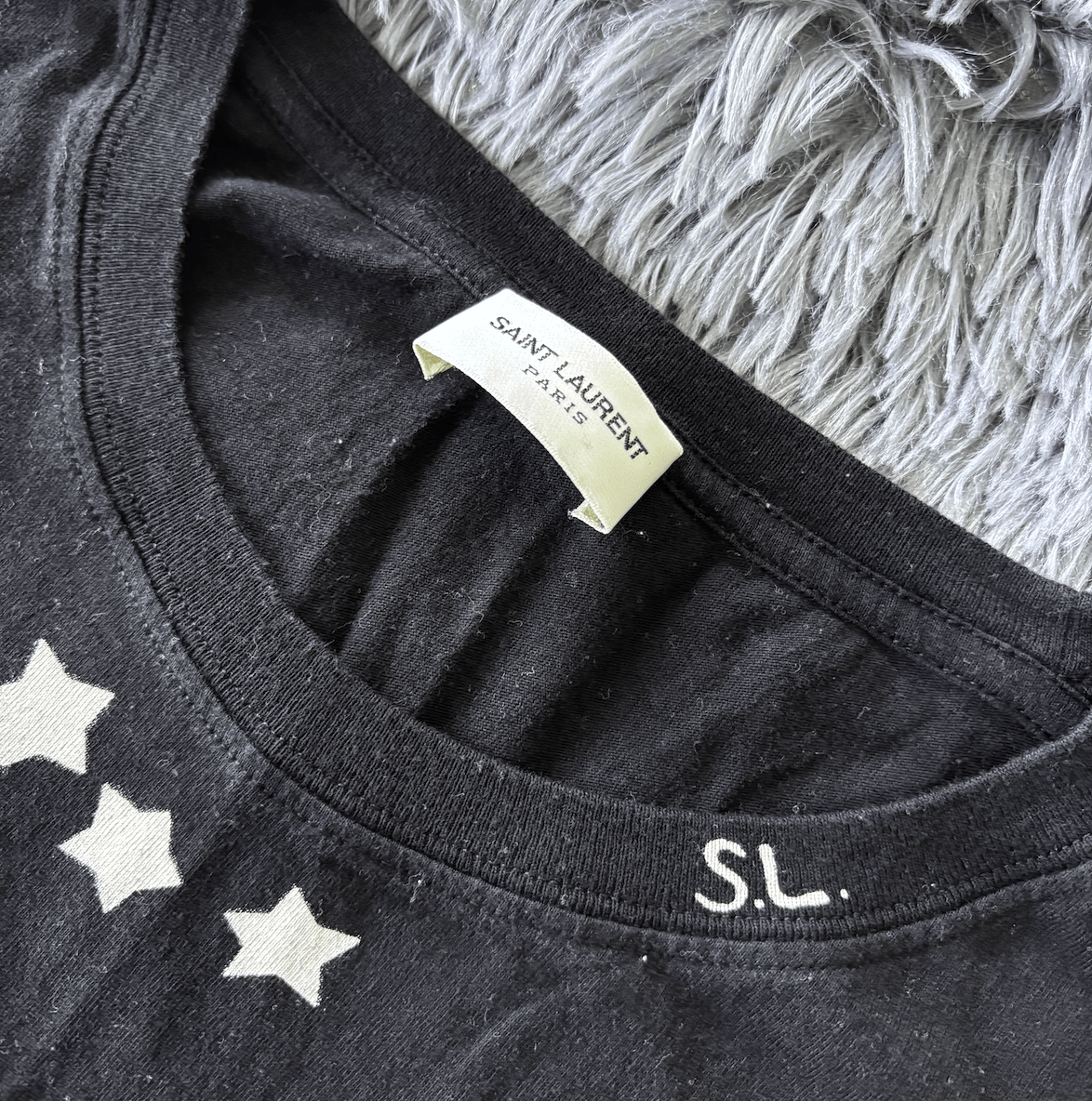 Saint Laurent Paris Saint Laurent Paris SS 16 Stars Tee Shirt Size US XS / EU 42 / 0 - 2 Thumbnail