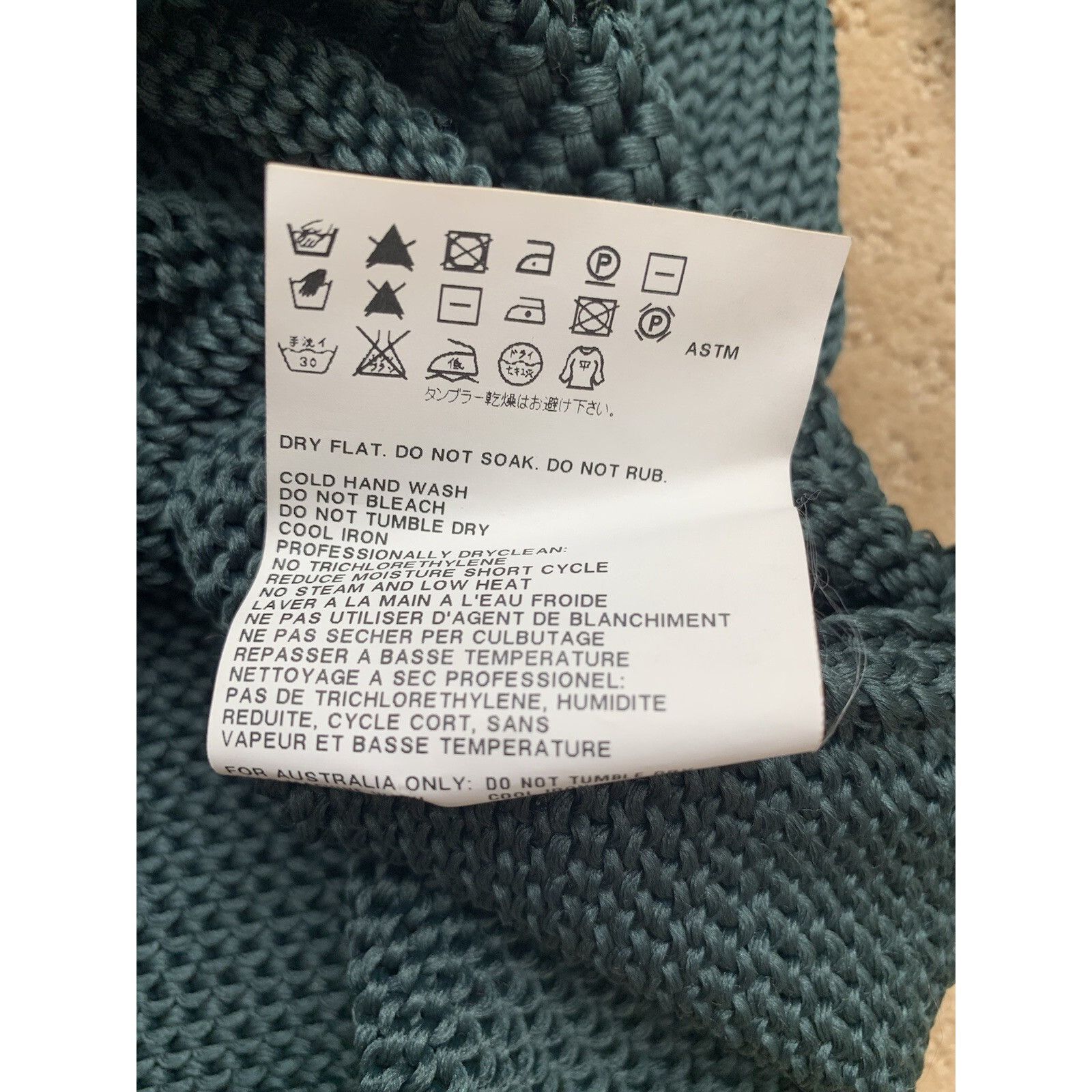 Jil Sander Jil Sander Mermaid Crewneck Sweater Green 54 Size US L / EU 52-54 / 3 - 5 Thumbnail