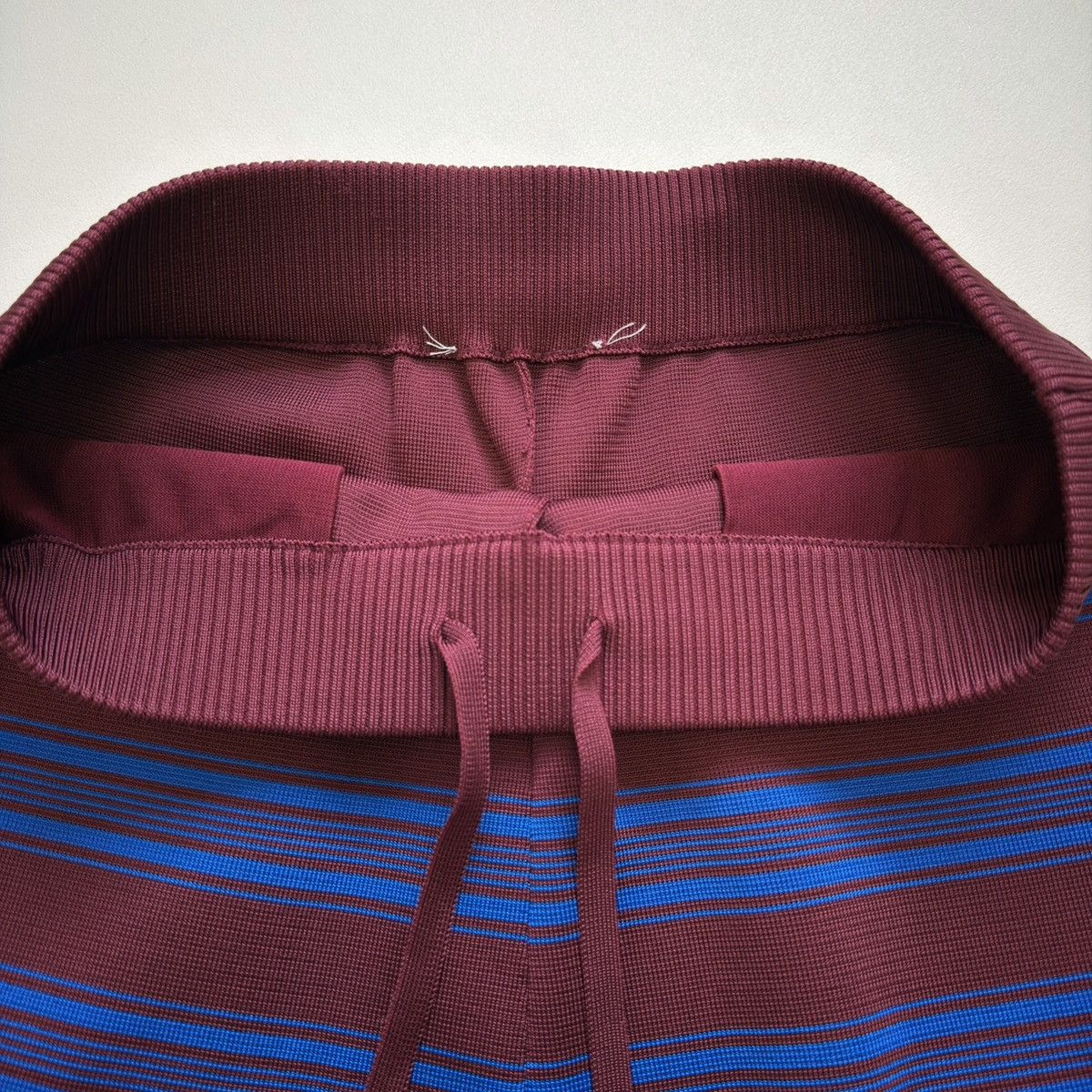 Wales Bonner Sample ‘Music’ Striped Tech Knit Shorts Size US 32 / EU 48 - 6 Thumbnail