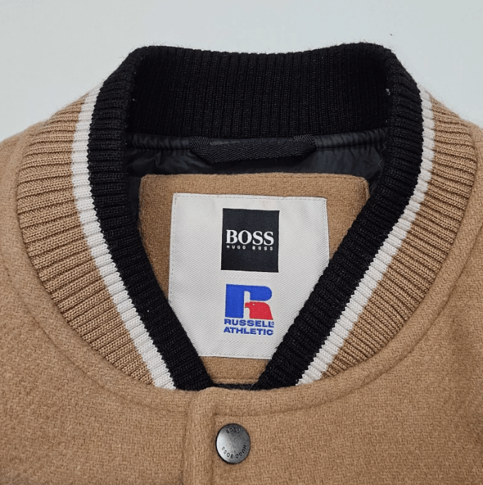 Hugo Boss × Russell Athletic HUGO BOSS X Russell Athletic wool Bomber gilet vest Jacket Size US XL / EU 56 / 4 - 5 Thumbnail