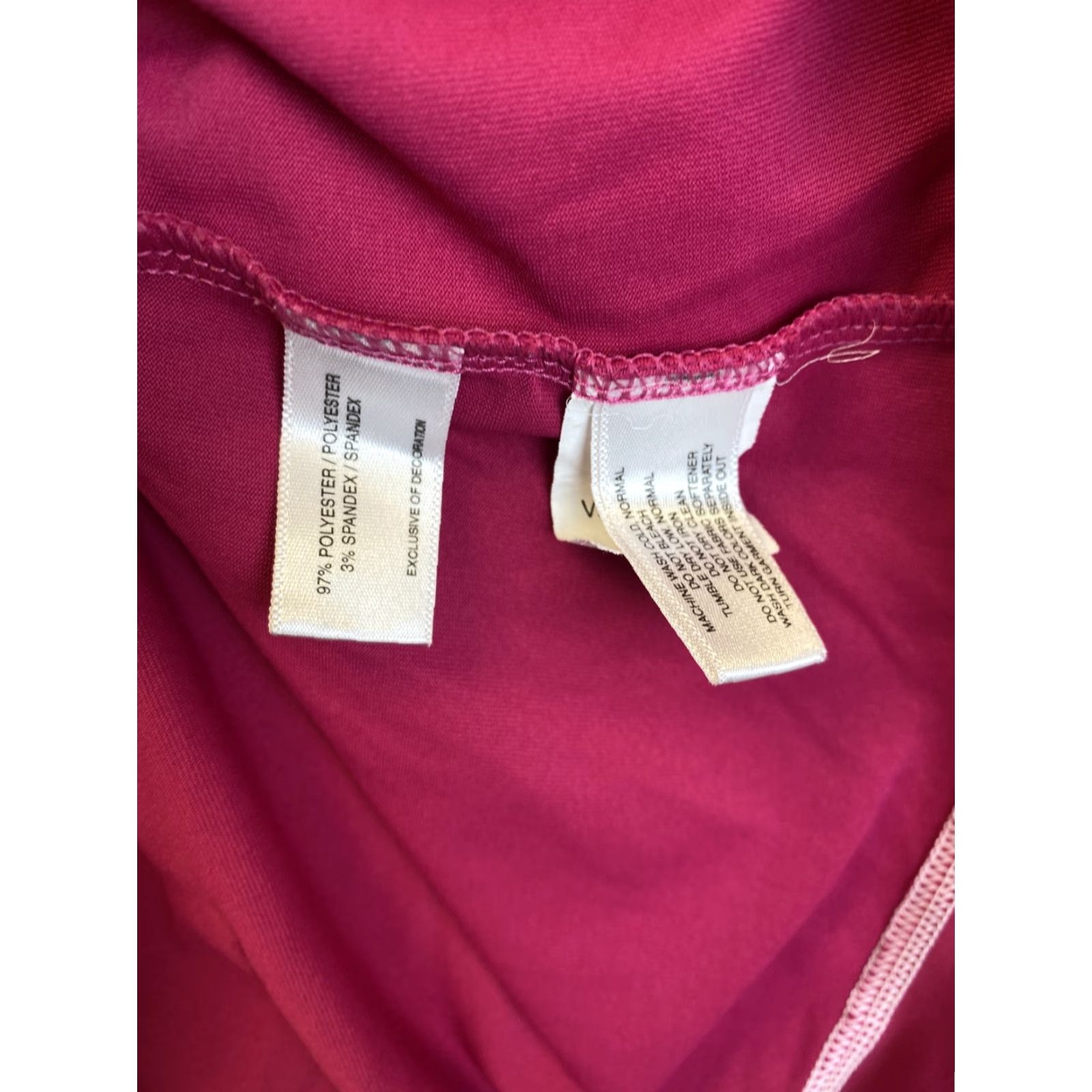 Cutter & Buck Cutter Buck Top Women's S Magenta 1/4 Zip Mock Neck Shirt Running / 52-53 Size S / US 4 / IT 40 - 7 Thumbnail