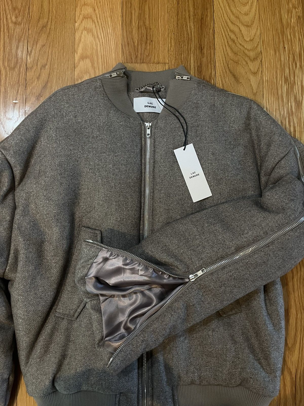 Lac Demure Lac Demure 'BORAN' ZIP YAK BOMBER Size US M / EU 48-50 / 2 - 4 Thumbnail