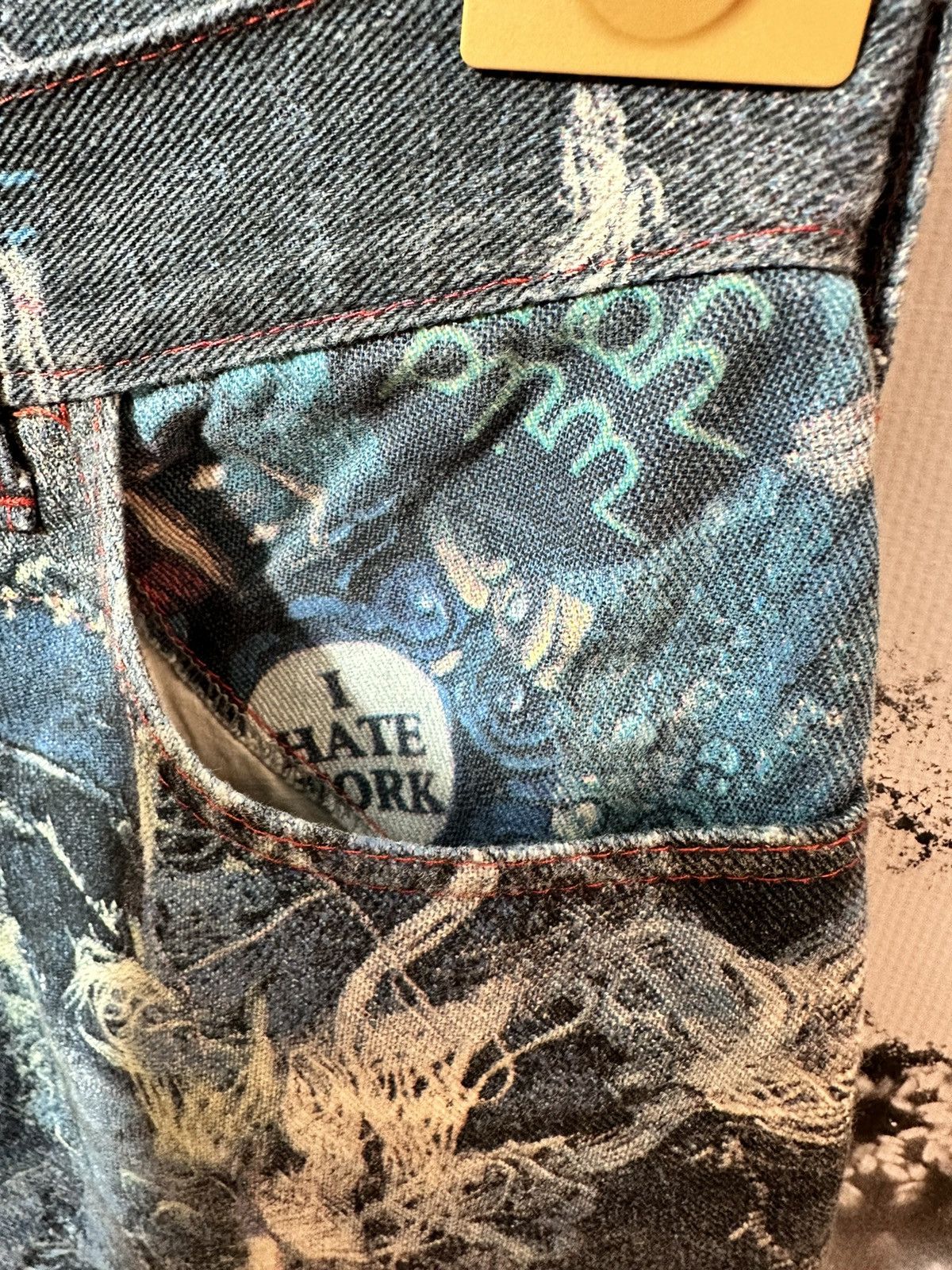 Japanese Brand × Jean Paul Gaultier 🩸RARE CRAZY🩸 Jean Paul Gaultier Insane Jeans Pants Size 27" / US 4 / IT 40 - 10 Thumbnail