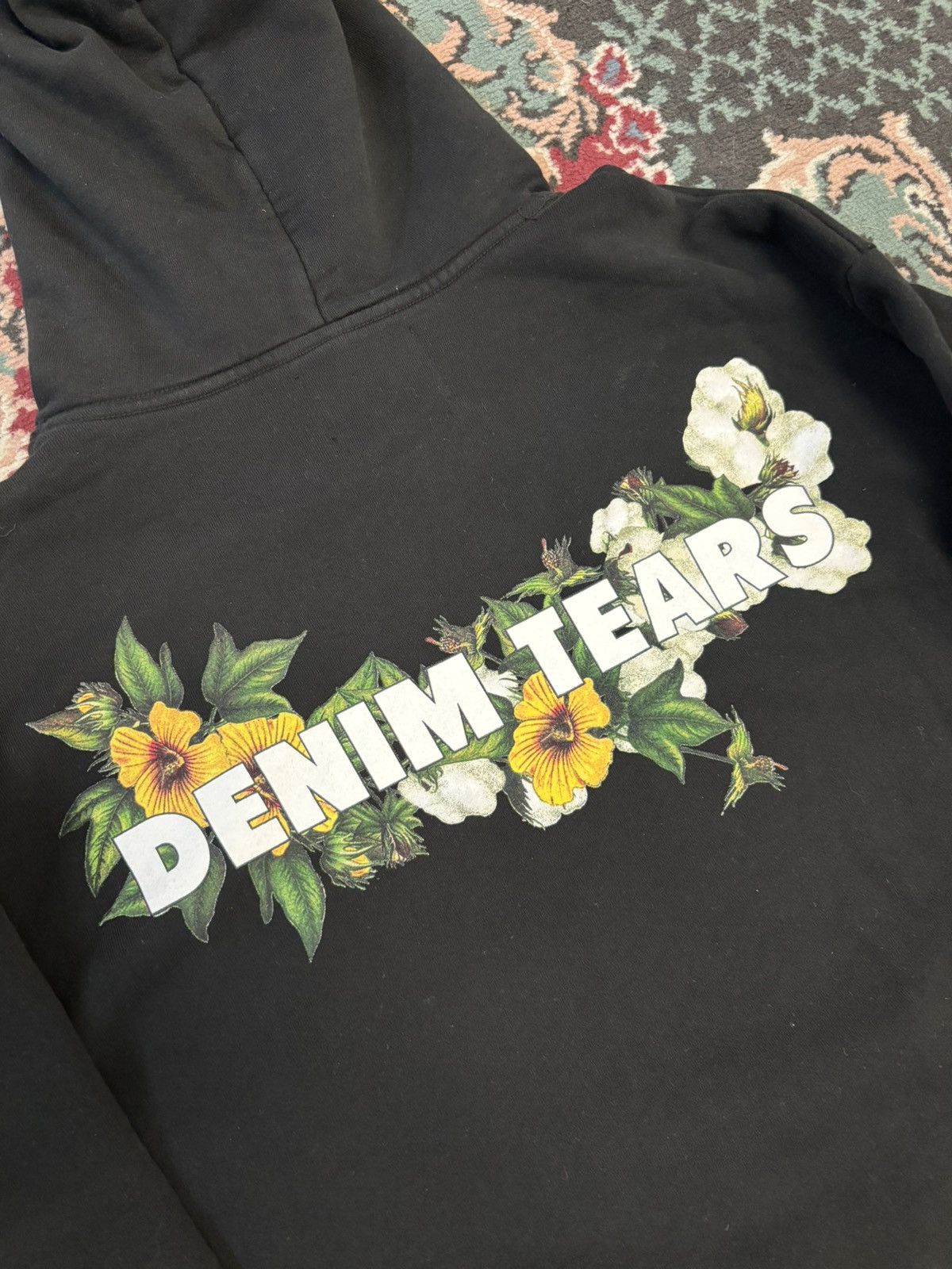DENIM TEARS × Virgil Abloh Denim Tears x Virgil Abloh Art Pullover Hoodie Size US XL / EU 56 / 4 - 7 Thumbnail