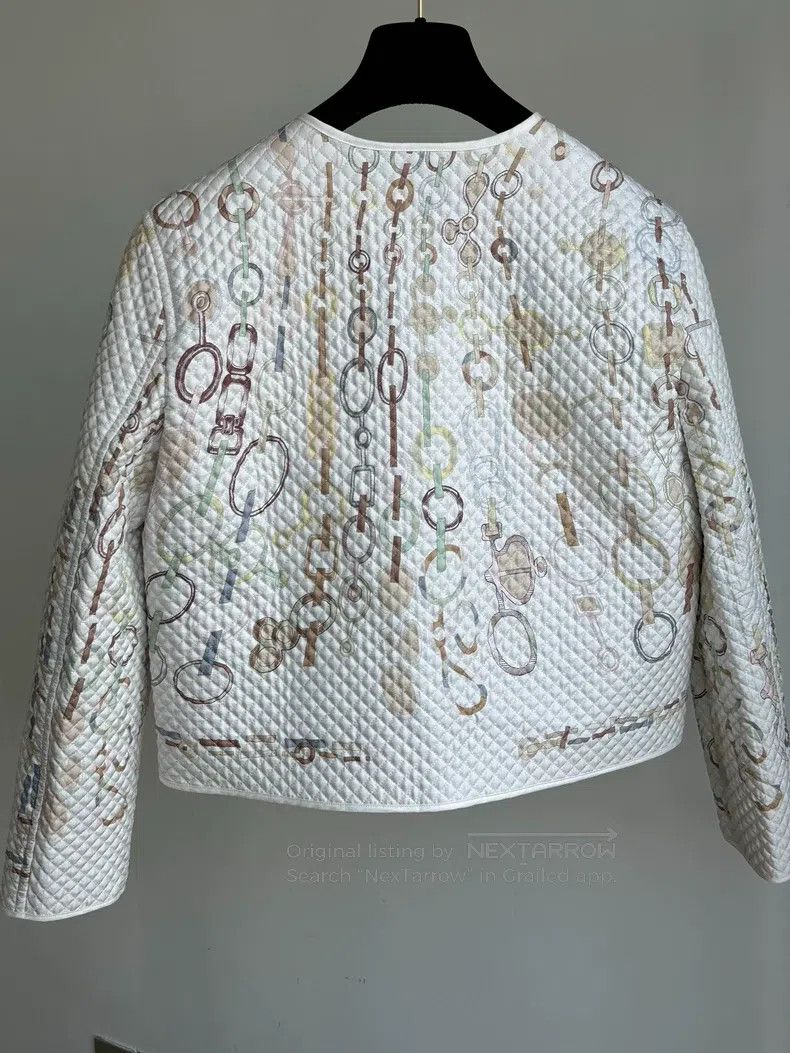 Hermes Hermes Ladies' jacket with classic 'Spinning Music' patter Size XS / US 0-2 / IT 36-38 - 5 Thumbnail