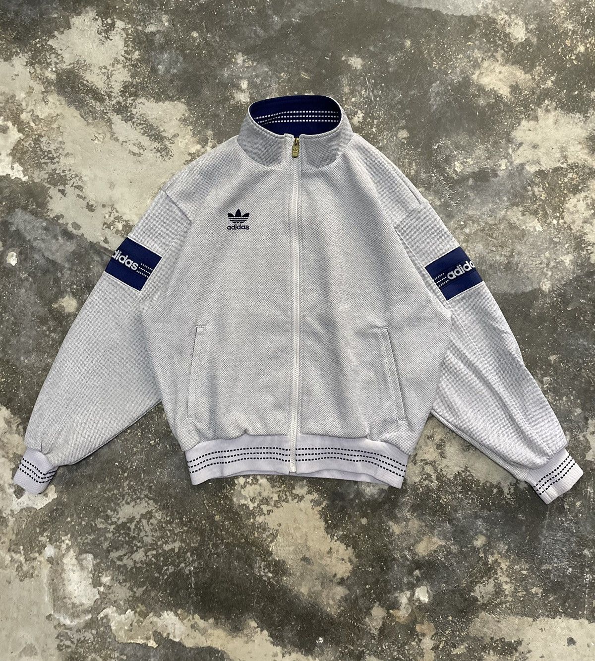 Adidas 🔥RARE🔥 Vintage 80s Adidas x Descente Track Jacket Size US M / EU 48-50 / 2 - 1 Thumbnail