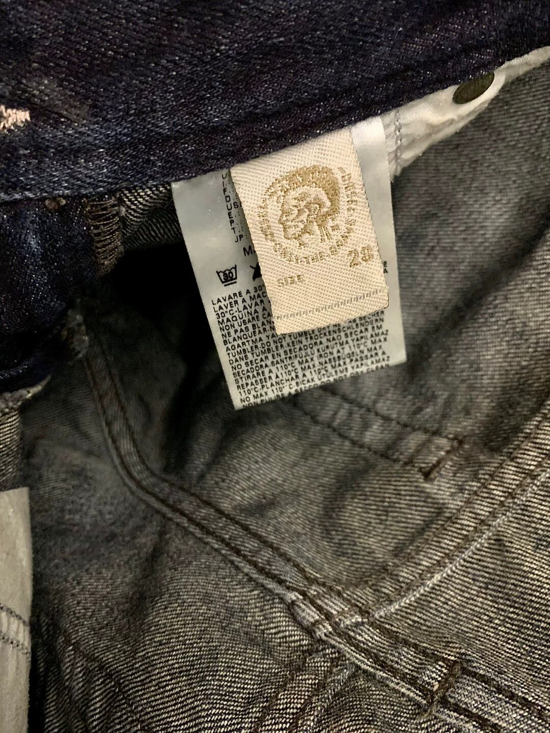 Dior Diesel Dirty Thirty Women's Low-rise 28 Jeans Size 28" / US 6 / IT 42 - 8 Thumbnail
