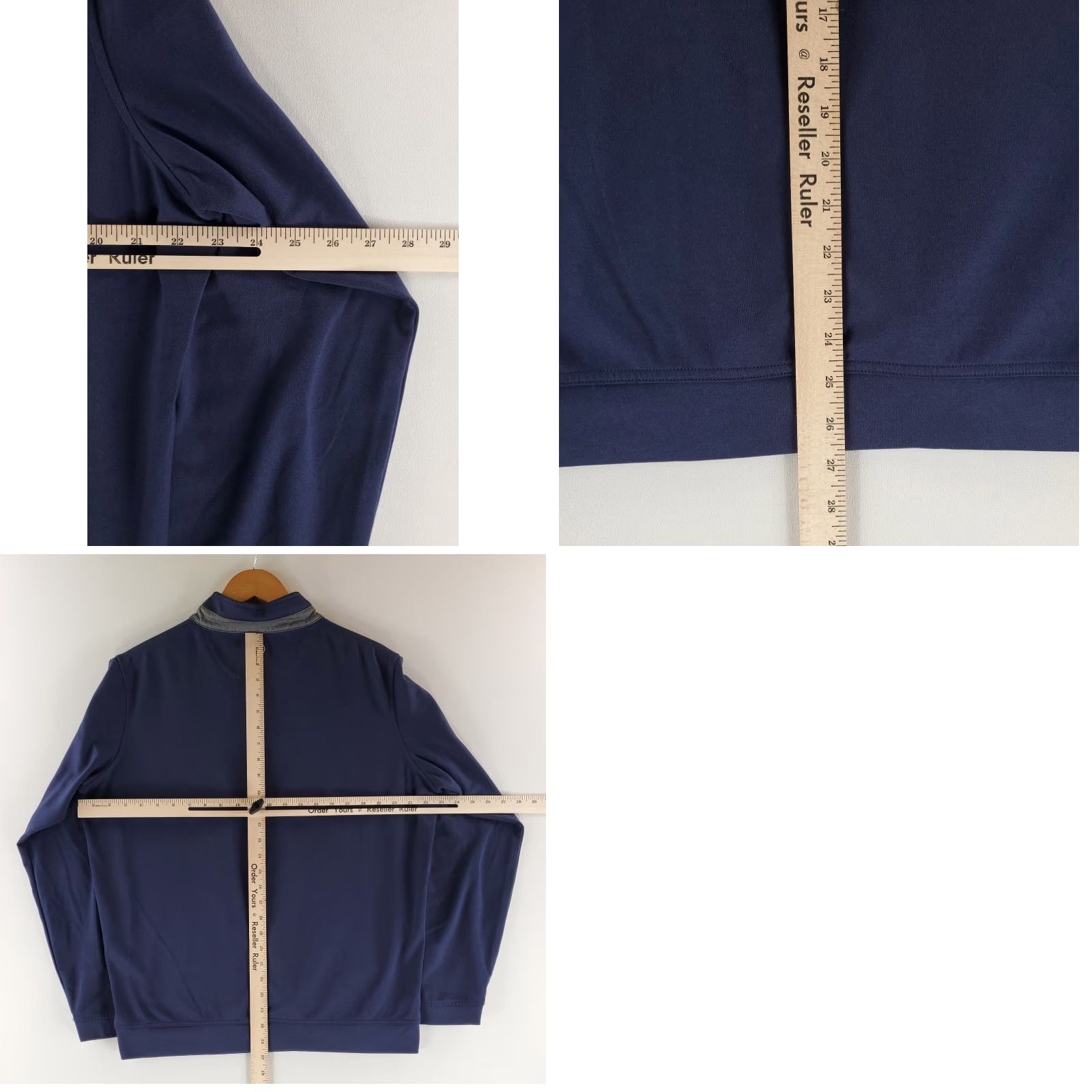Peter Millar Peter Millar Forge Performance 1/4 Zip Pullover Shirt Golf Blue Mens L Size US L / EU 52-54 / 3 - 8 Thumbnail