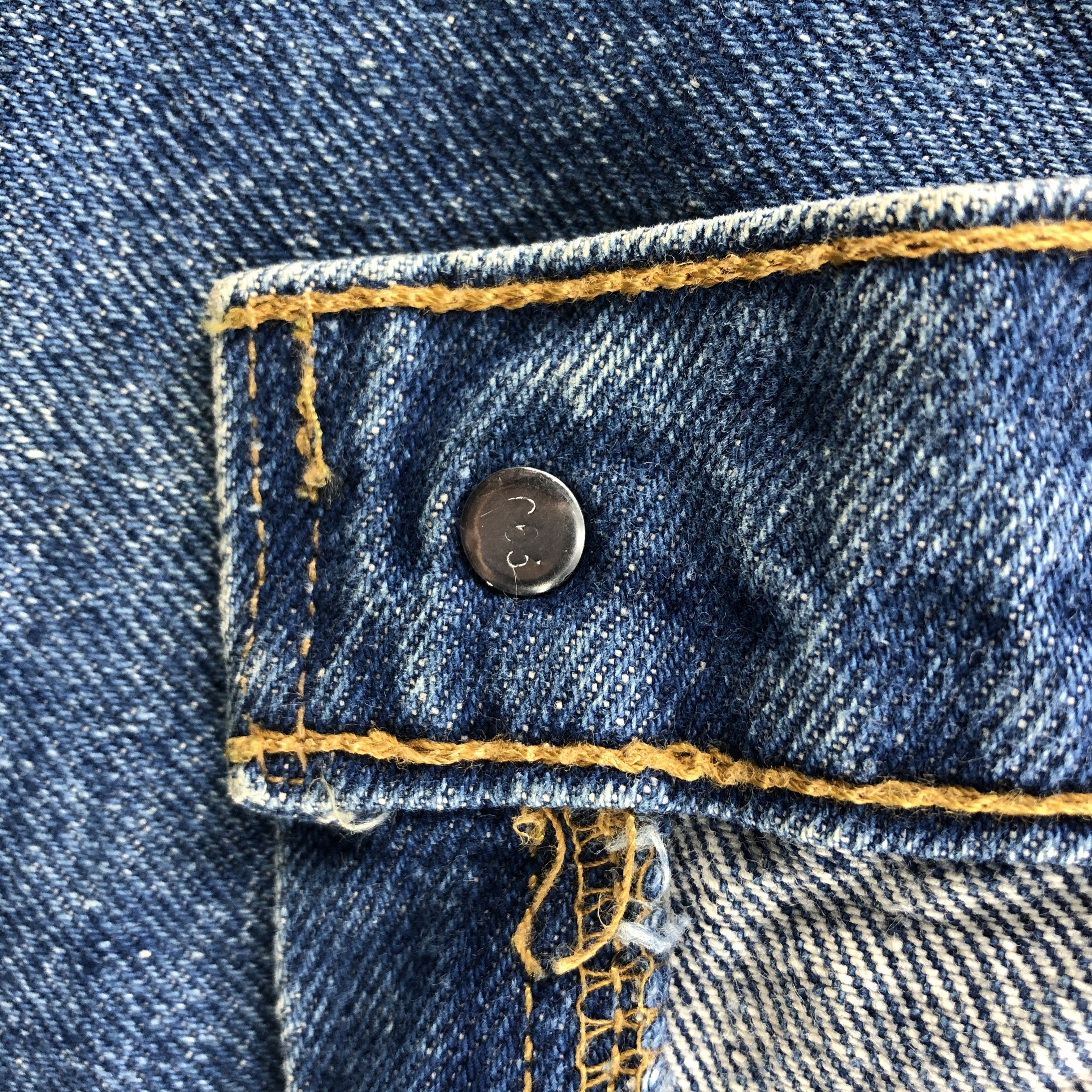 Levi's Vintage 90s Stone Wash Levis 619 Orange Tab Jeans-J1242 Size US 31 - 8 Thumbnail