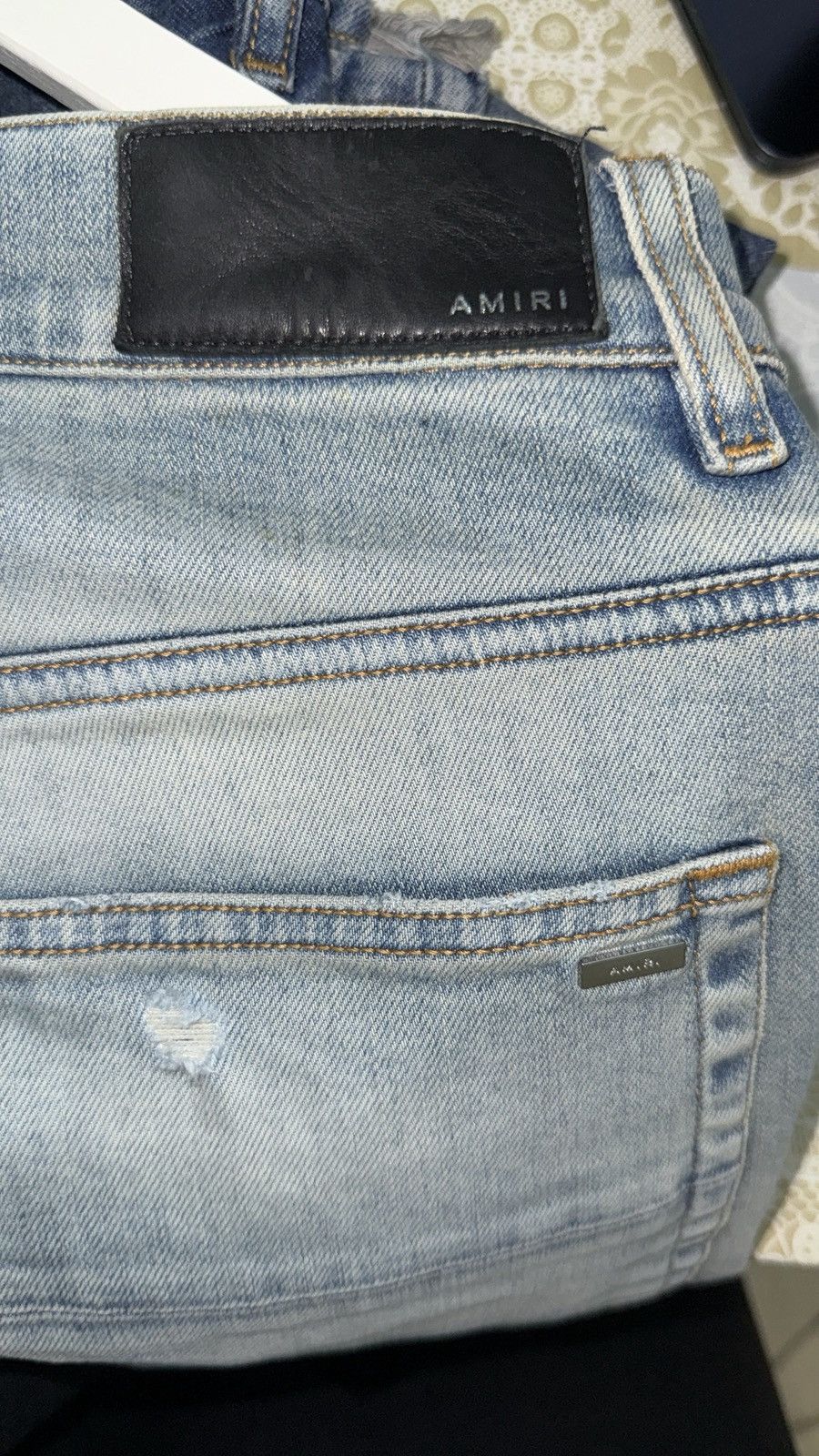 Amiri Amiri stack denim jeans antique indigo Size US 30 / EU 46 - 3 Thumbnail