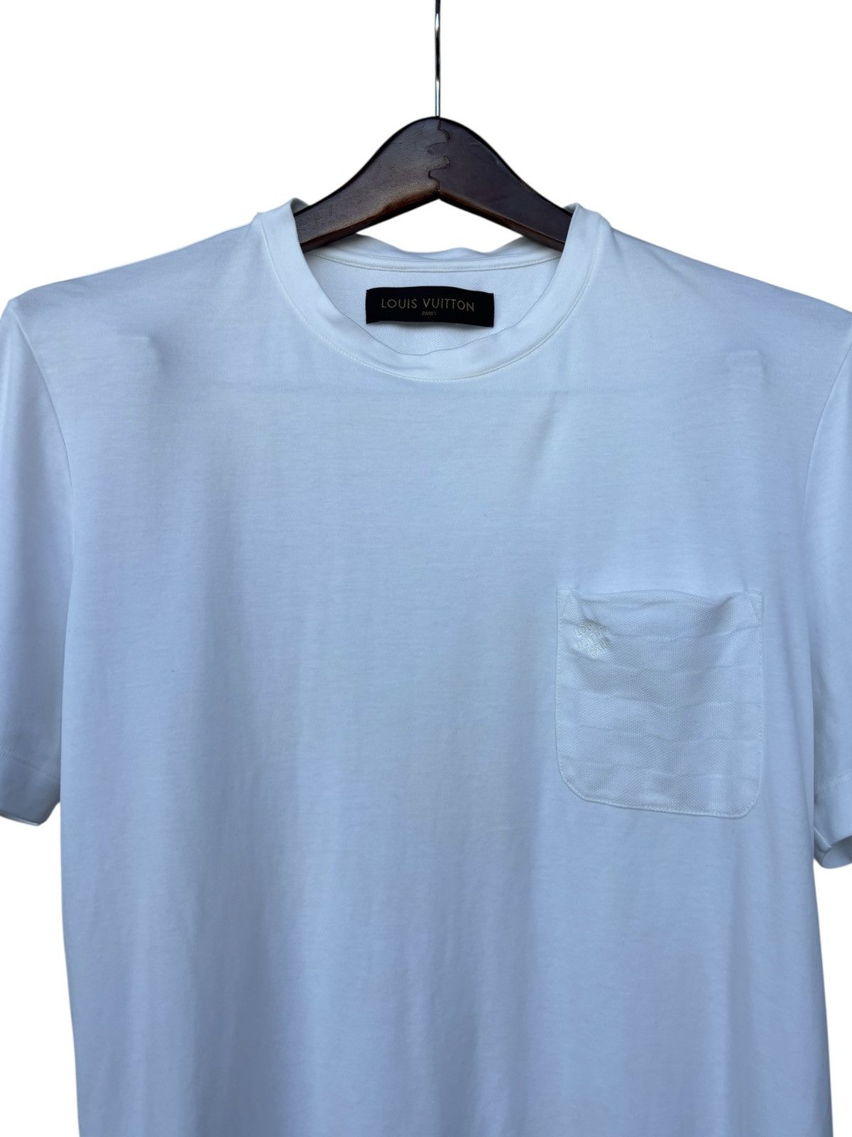 Louis Vuitton Louis Vuitton Damier Pocket Tshirt Size US M / EU 48-50 / 2 - 2 Thumbnail