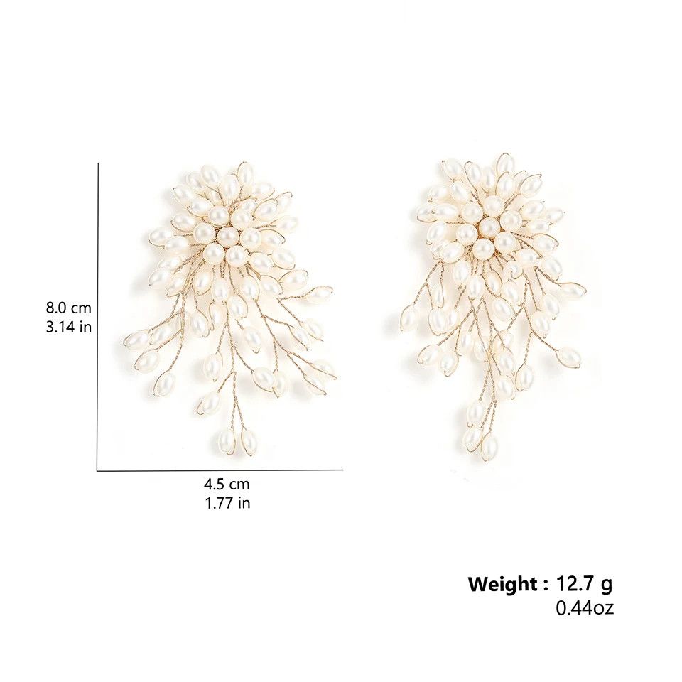Other Pearl Flower Earrings Size ONE SIZE - 4 Thumbnail