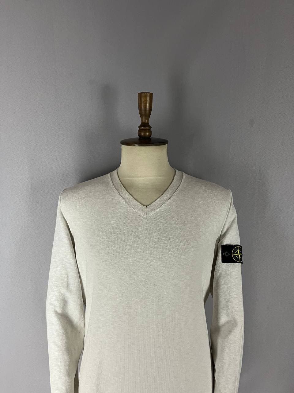 Stone Island Stone Island Sweater White Size US XL / EU 56 / 4 - 2 Thumbnail
