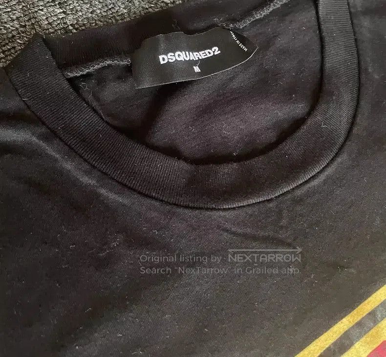 Dsquared2 DSQUARED2 Black Graphic Print T. Size US M / EU 48-50 / 2 - 3 Thumbnail