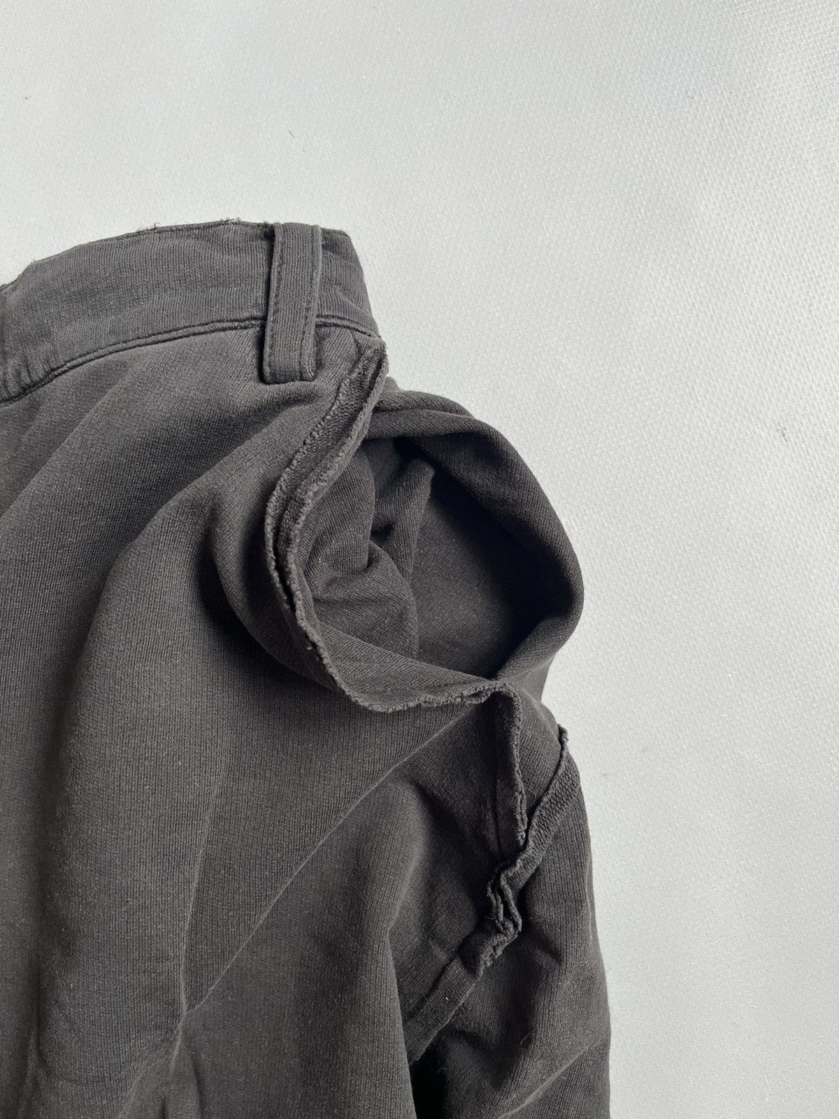Black Label × Rundholz × Yohji Yamamoto RUNDHOLZ Black Label Unisex Distressed Wide Leg Trousers Size 36" / US 14 / IT 50 - 12 Thumbnail