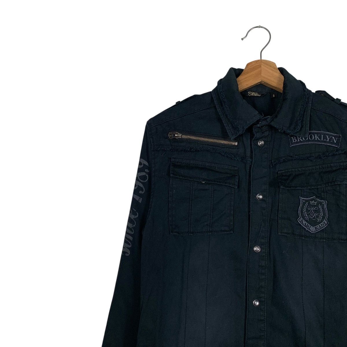 Karl Kani KARL KANI Button Shirt Jacket Women's Size S #1831-C79 Size S / US 4 / IT 40 - 6 Thumbnail