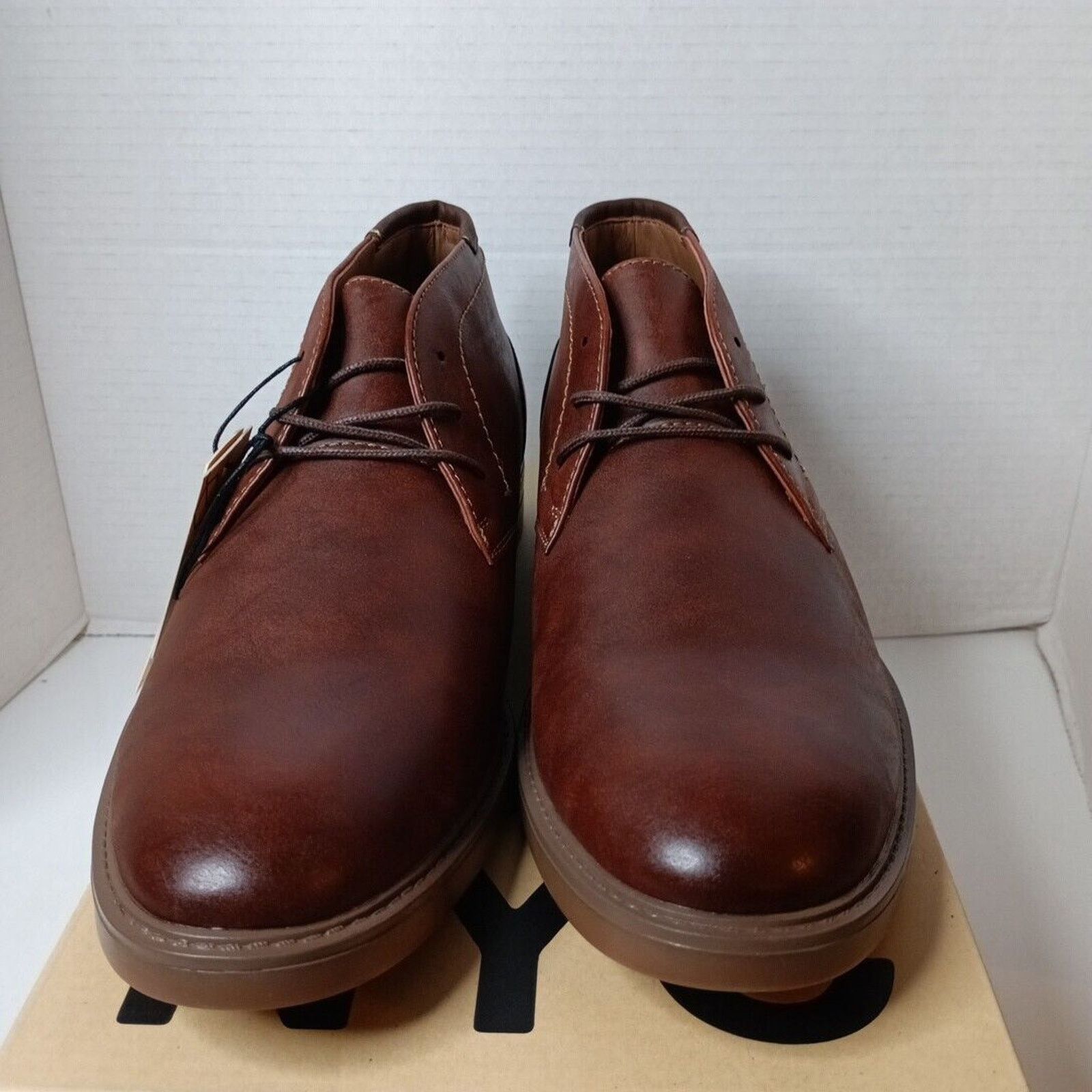 Other Madden NYC Mens Adam Chukka Dress Boots Leather Brown Size 9 Size US 9 / EU 42 - 1 Thumbnail
