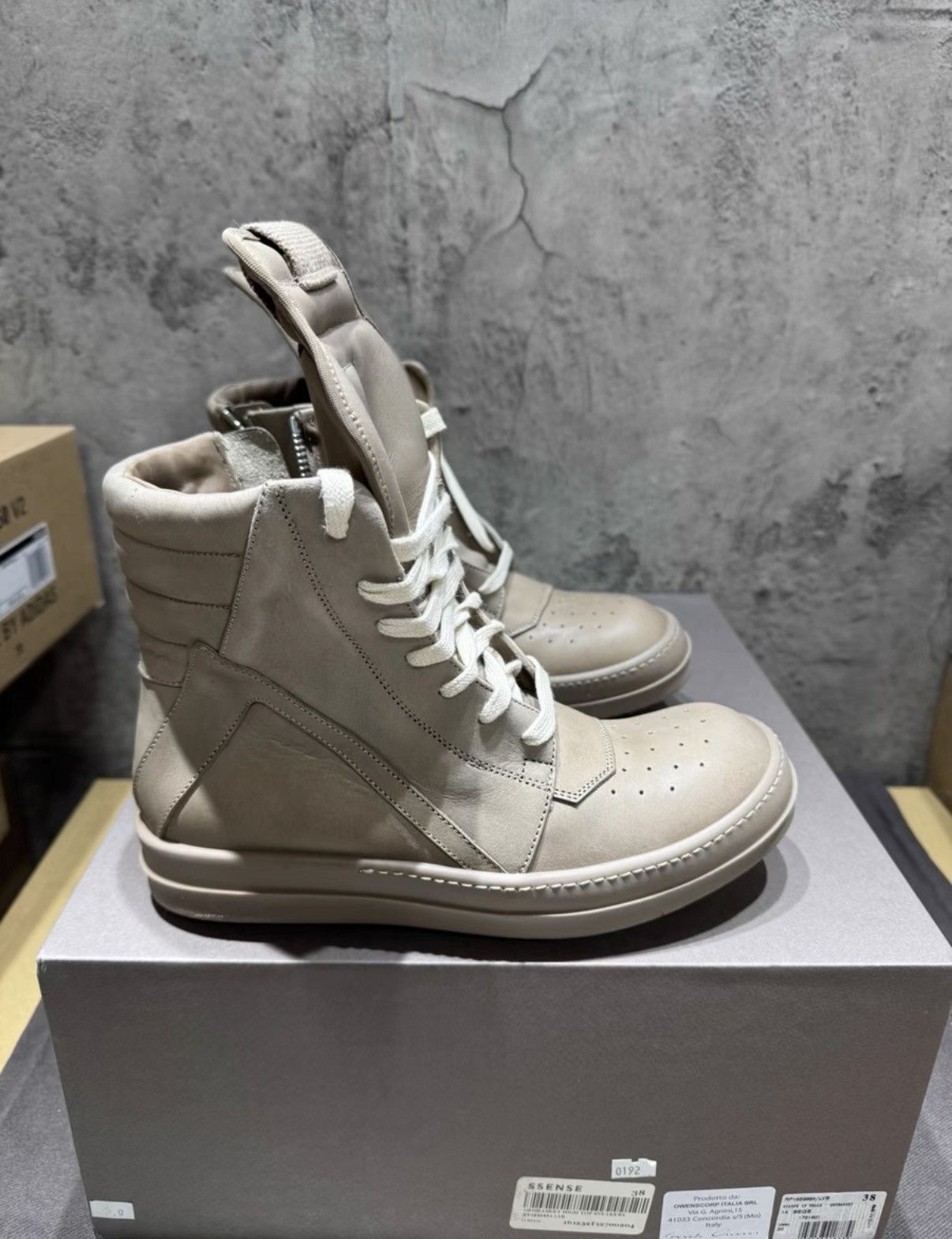 Rick Owens Rick Owens Geobasket, Inverted Triangle K37 Size US 8 / IT 38 - 6 Thumbnail