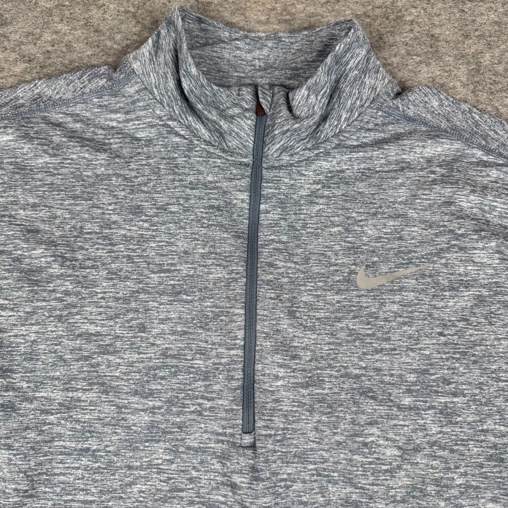 Nike Nike Dri Fit Element Shirt Blue Womens M 1/2 Zip Running Nike Element Shirt Womens M Blue Dri Fit Running Clothing Size M / US 6-8 / IT 42-44 - 3 Thumbnail