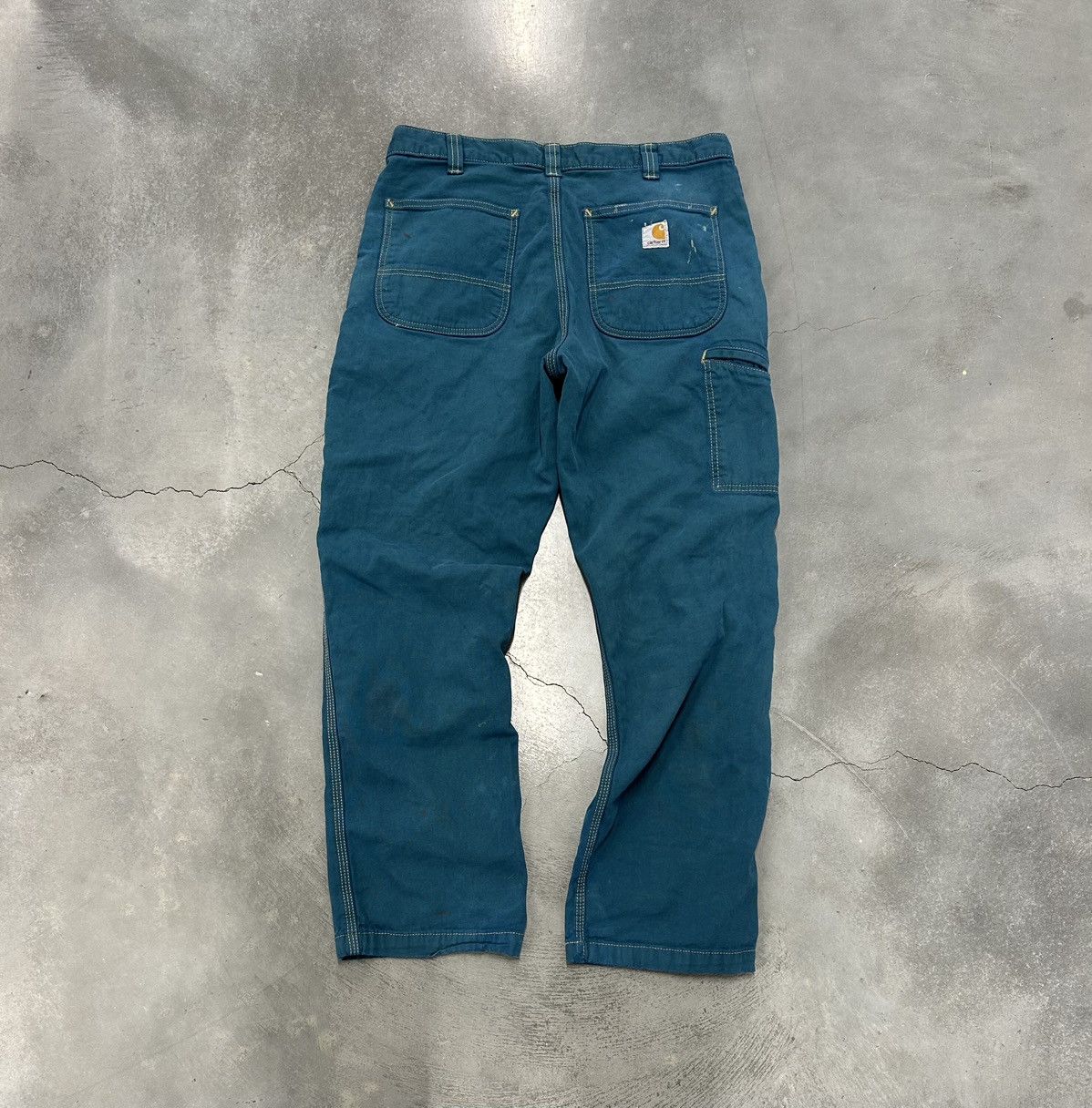 Carhartt × Vintage Blue vintage Carhartt pants Size US 33 - 2 Thumbnail