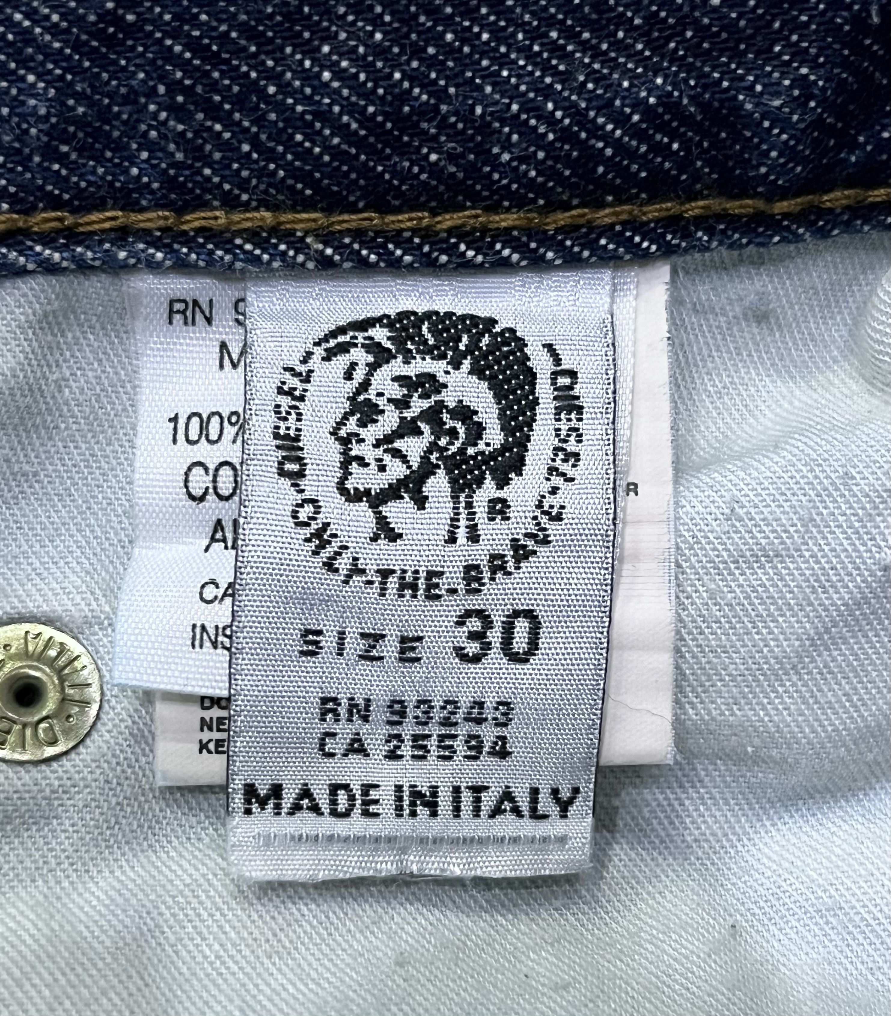 Diesel × Kapital × Vintage FYE🔥Vintage DIESEL INDUSTRY ITALY Spliced Denim Flare Jeans Size 29" - 7 Thumbnail
