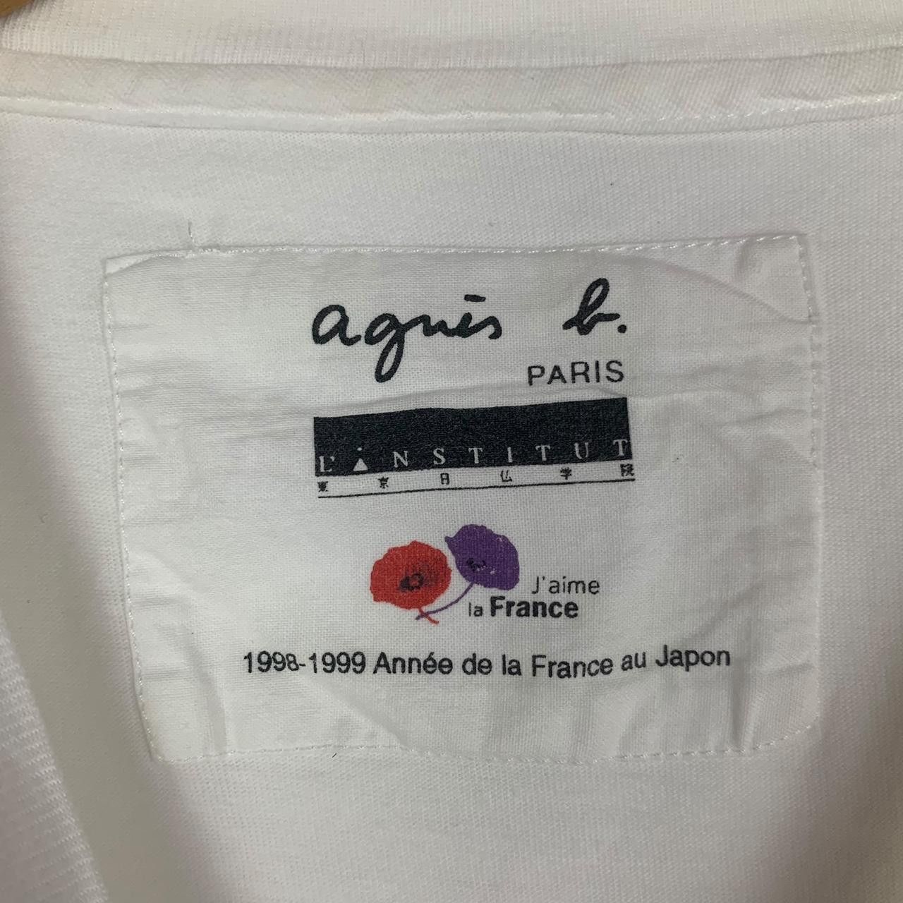 Vintage Vintage 1998 AGNES B. J’aime Le Cinema Movie Film Tee Shirt Size US L / EU 52-54 / 3 - 3 Thumbnail